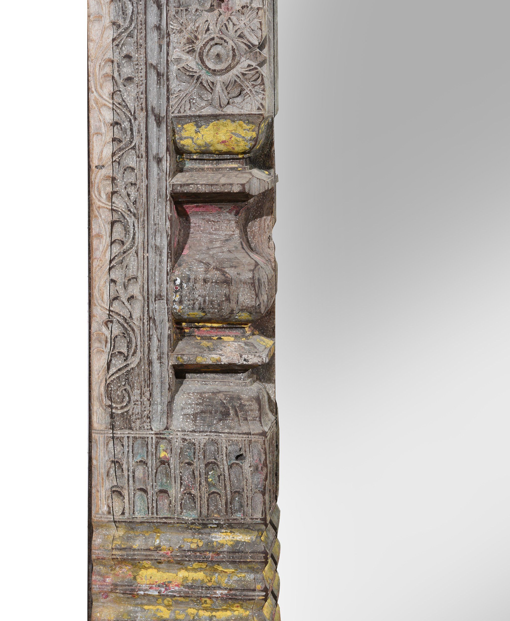 Mirror Made From An Old Indian Door - 19thC (120 x 200cm) - Image 3