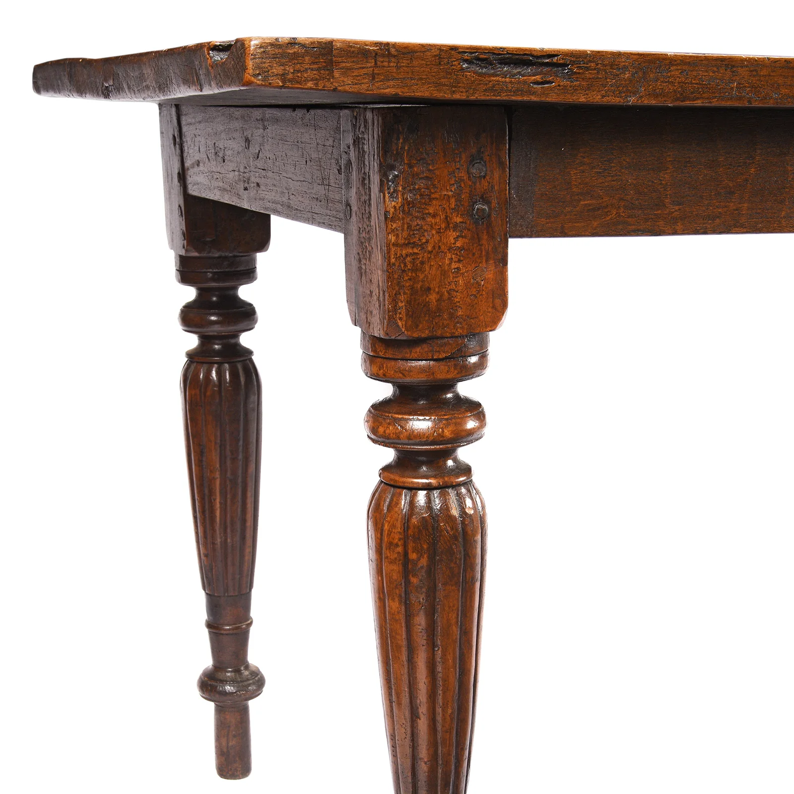 Old Teak 6 Seater Dining Table from Java - Ca 1920's - Image 2