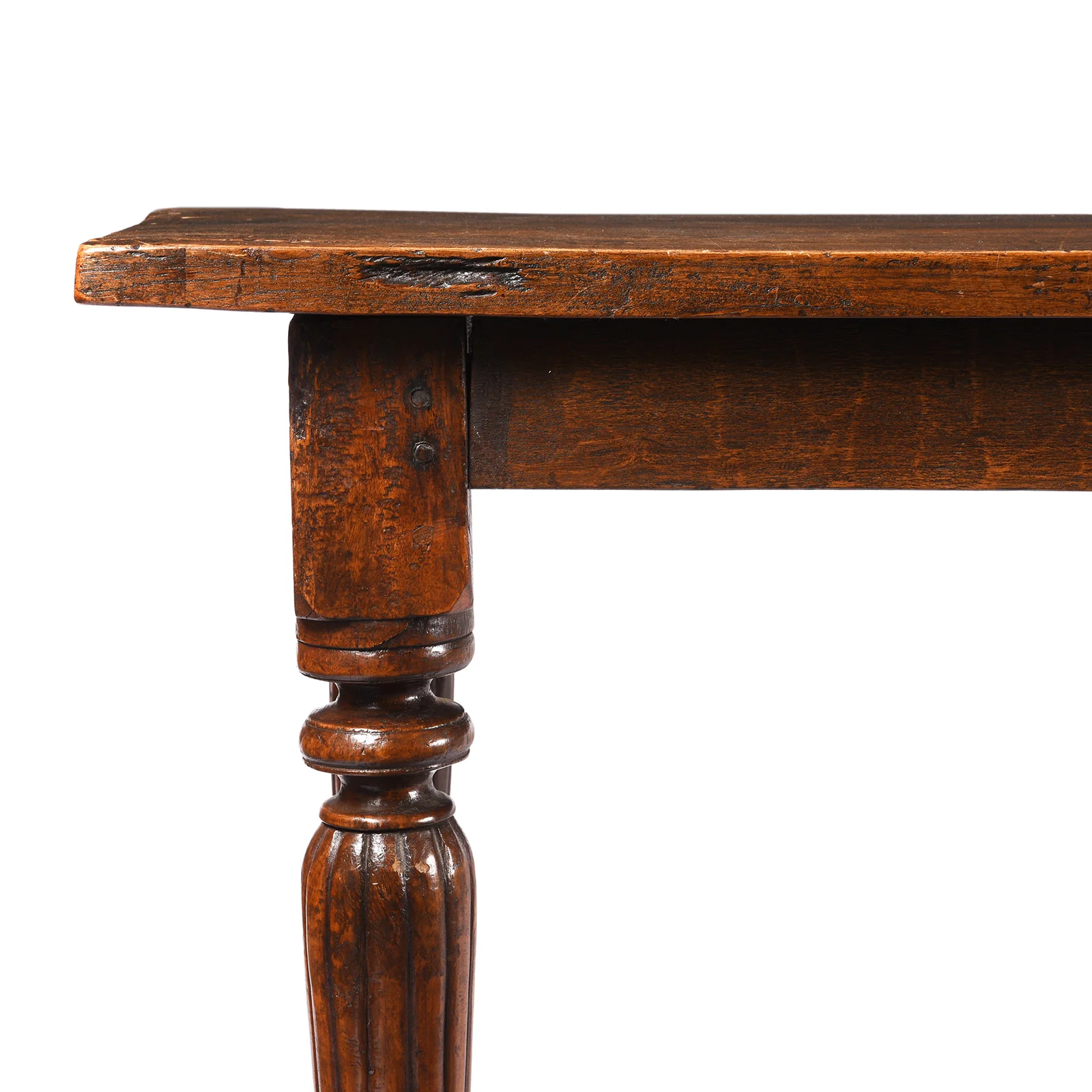 Old Teak 6 Seater Dining Table from Java - Ca 1920's - Image 3