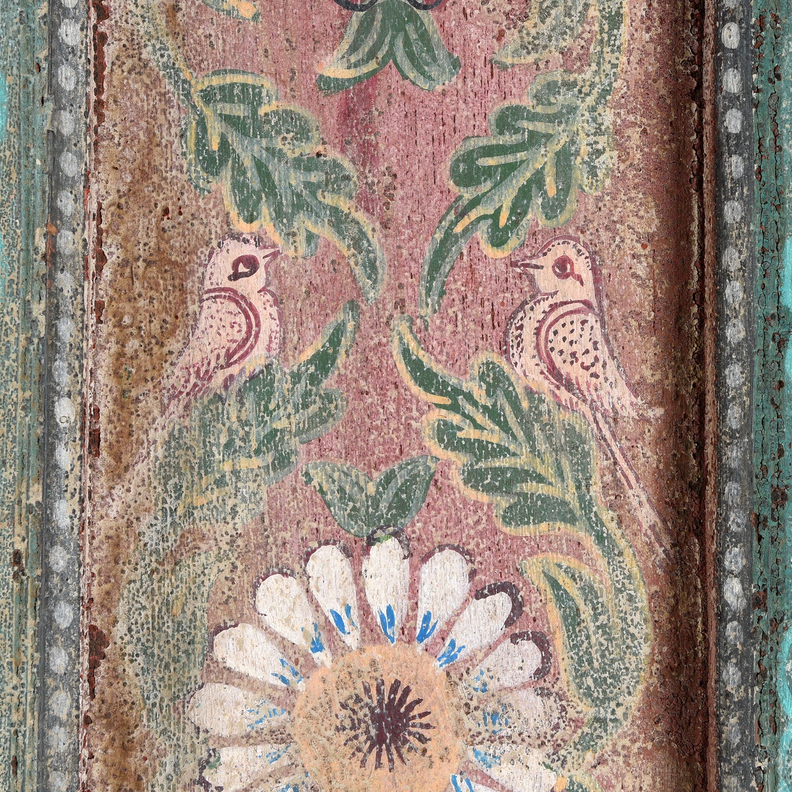 Large Painted Interior Balcony From Kutch - Image 9