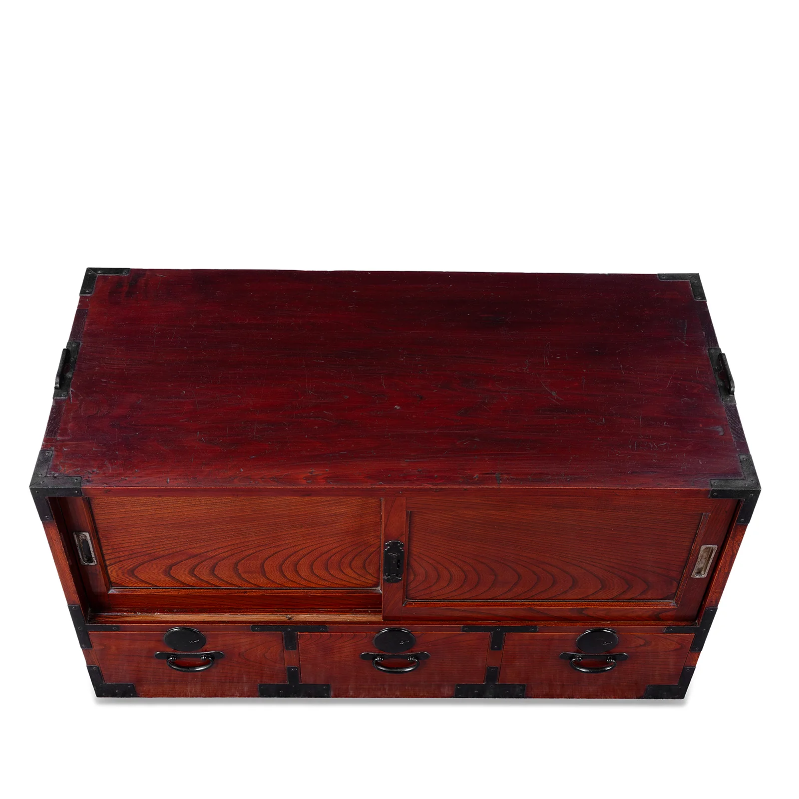 Japanese Keyaki Isho Dansu - Taisho period - Image 6