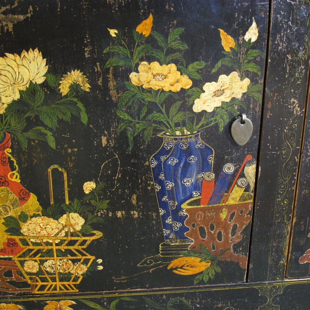 Painted Sideboard From Mongolia - 19thC - Image 6