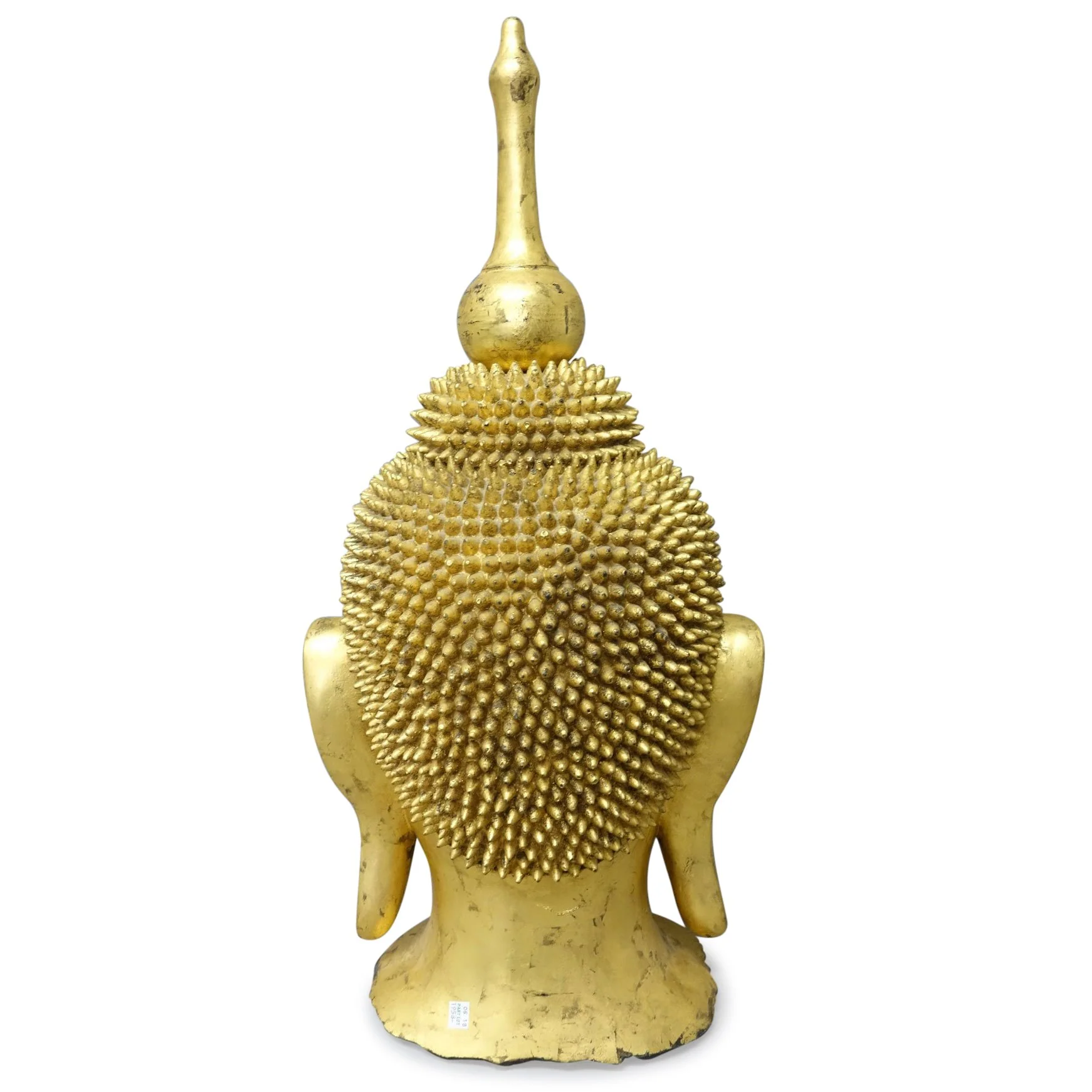 Burmese Gilded Buddha Head - Ca 50 yrs old - Image 8