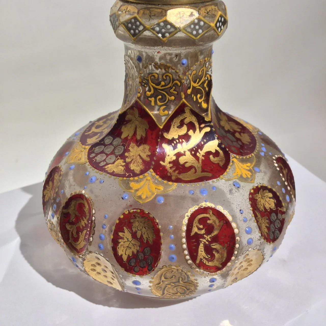 Bohemian Cut Glass Flask - 19th Century - Image 2