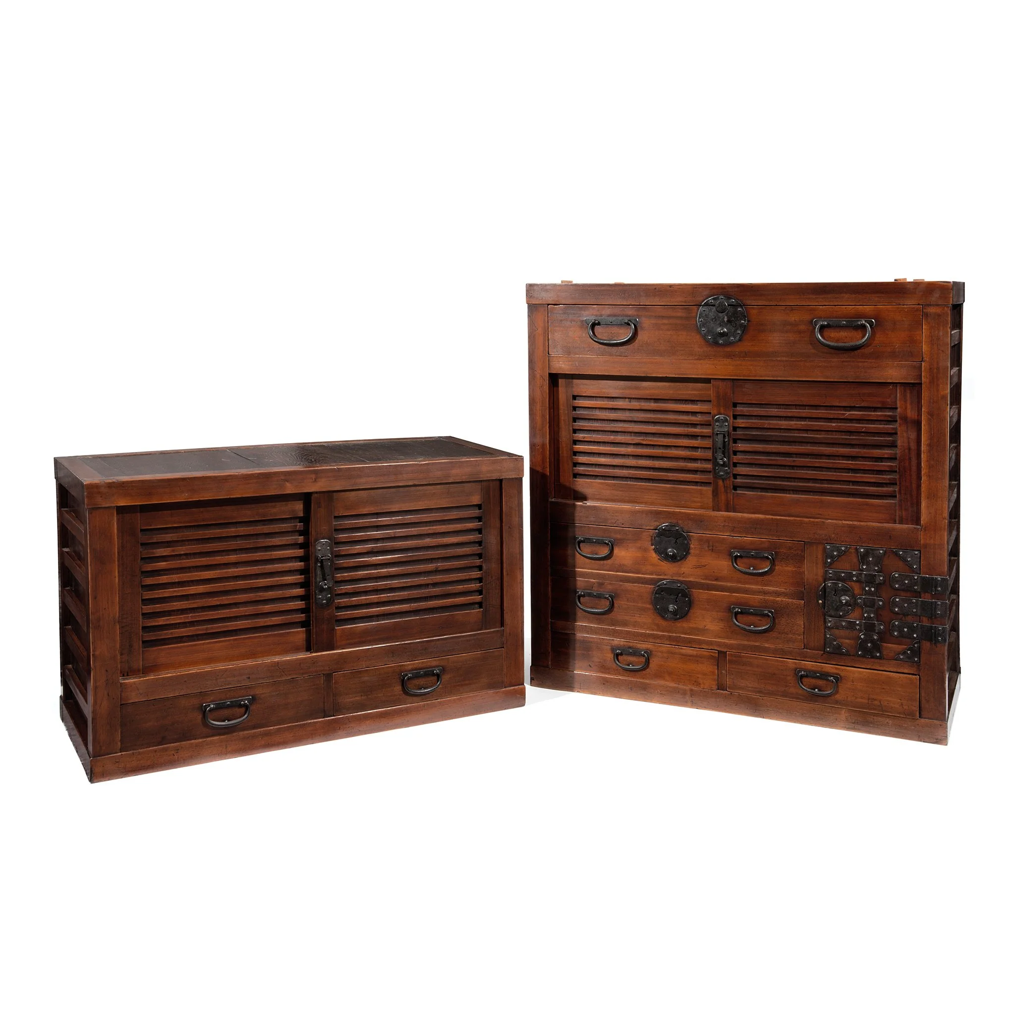 Choba Dansu -Japanese Chest - Meiji Period - Image 6