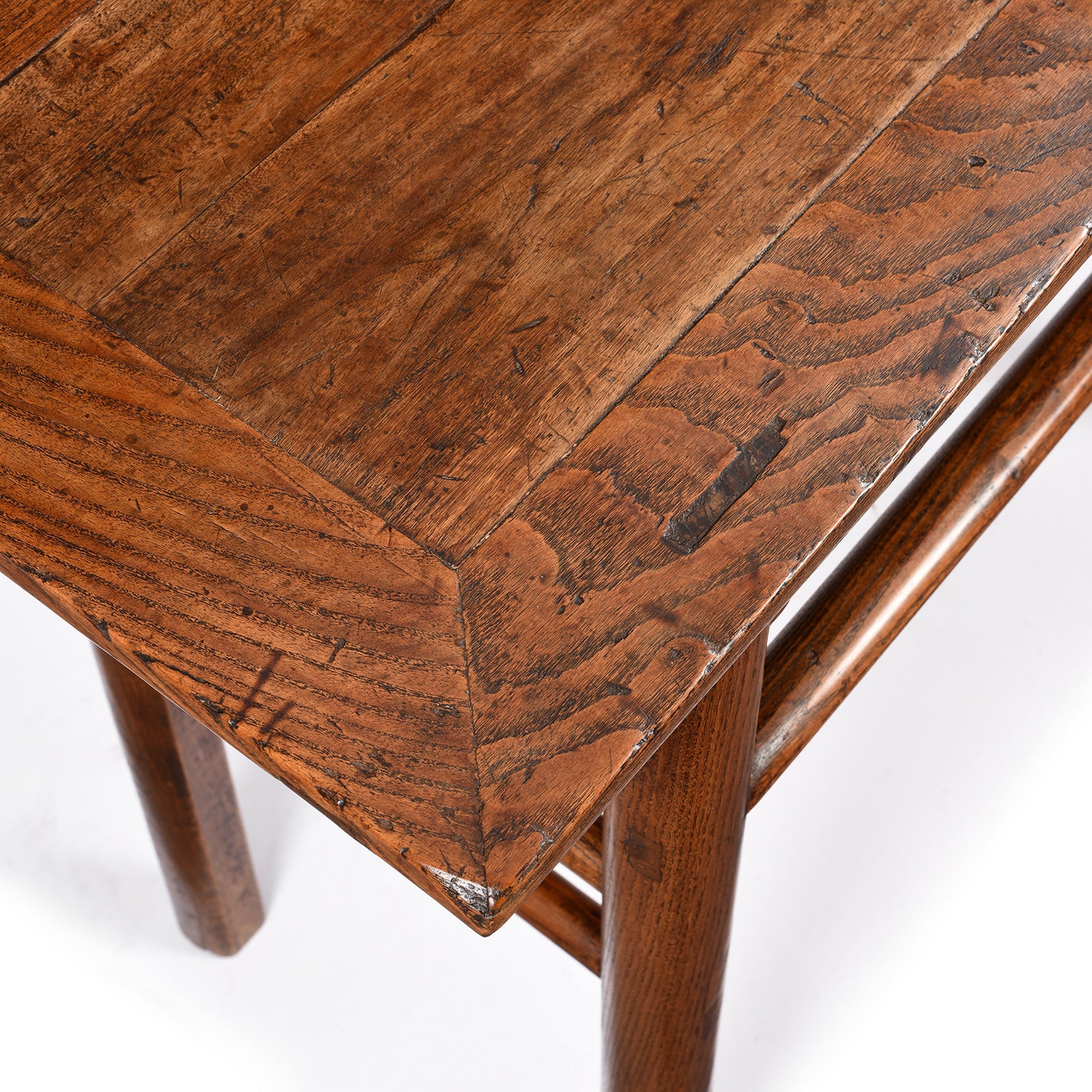 Elm Half Table From Shanxi Province - 19th Century - Image 6