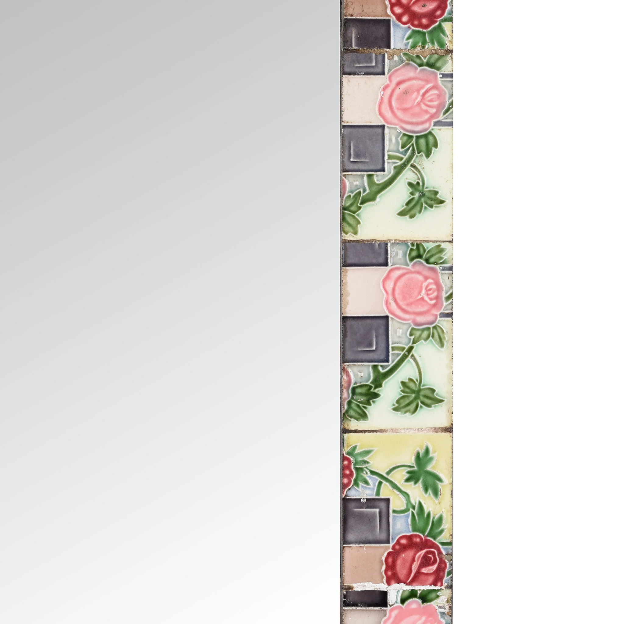 Mirror Made From Old Japanese Ceramic Tiles (46 x 61 cm) - Image 3