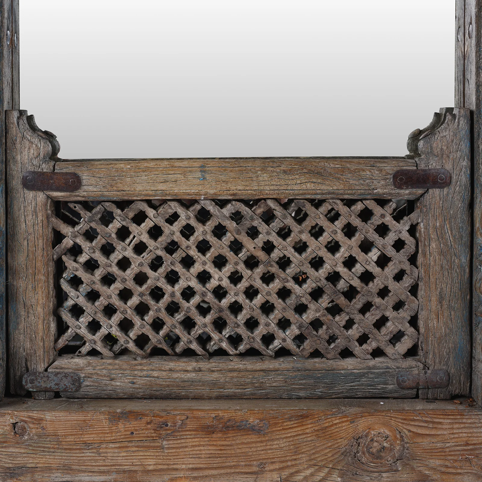 Carved Window Mirror From Haryana - 18th Century - Image 7
