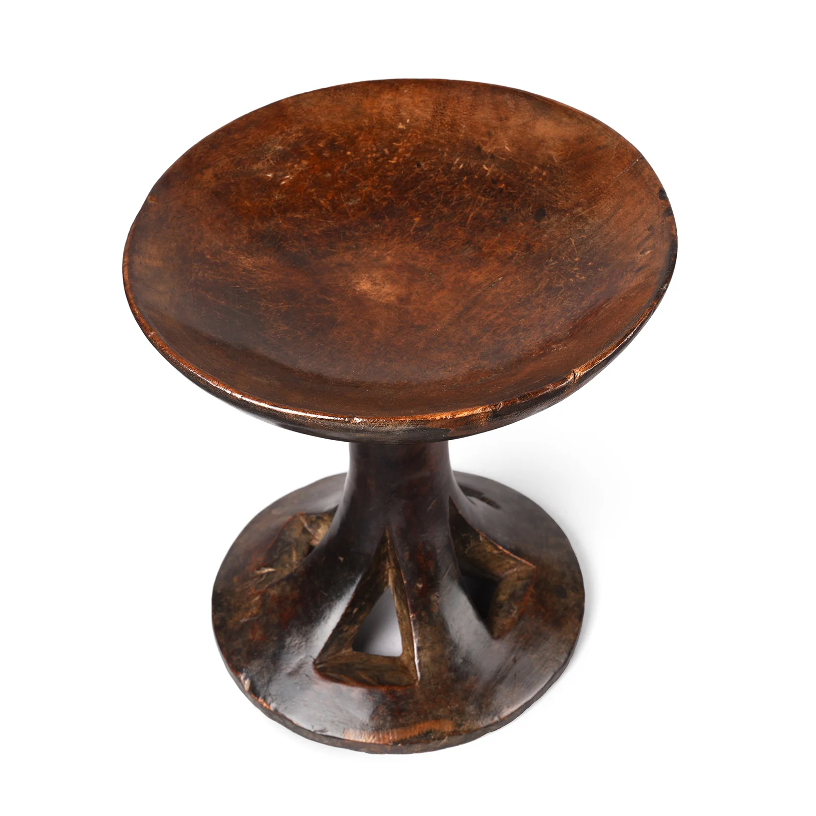 Carved Tribal Food Bowl From Nagaland - 19th Century - Image 4