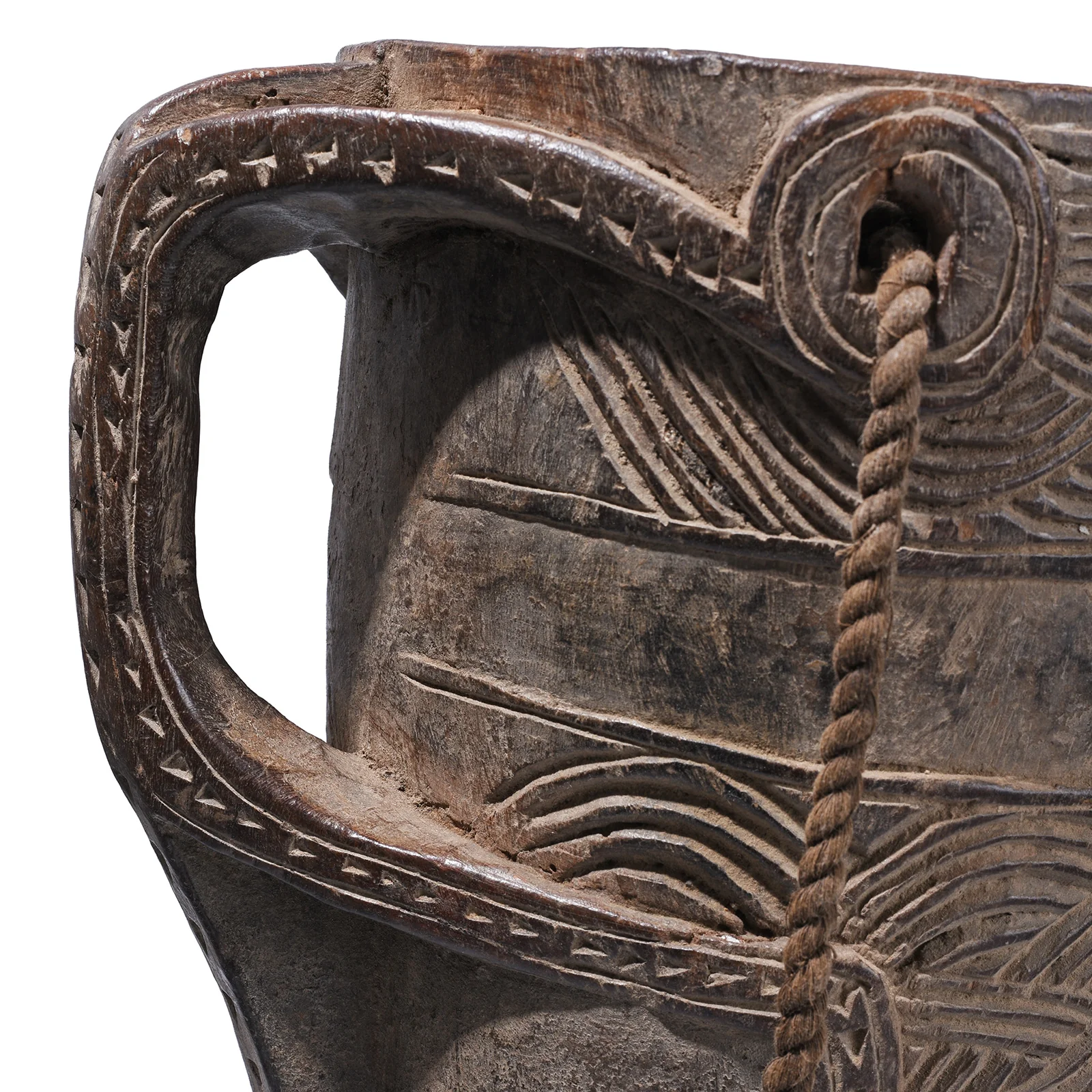 Nepalese Carved Wooden Milk Pot - Early 20th Century - Image 3