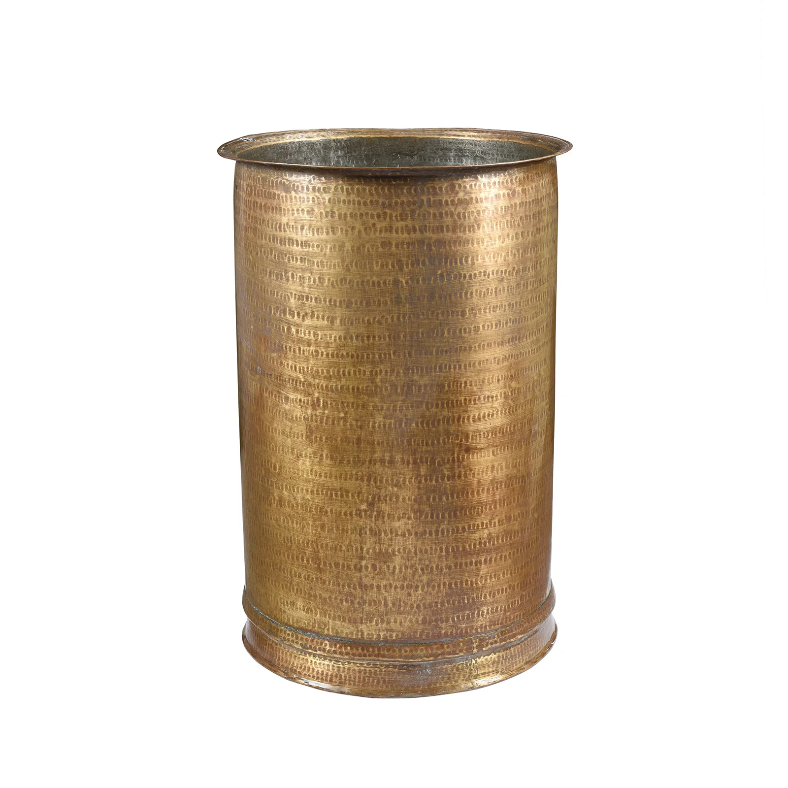 Old Brass Planter From Rajasthan - Ca 1900