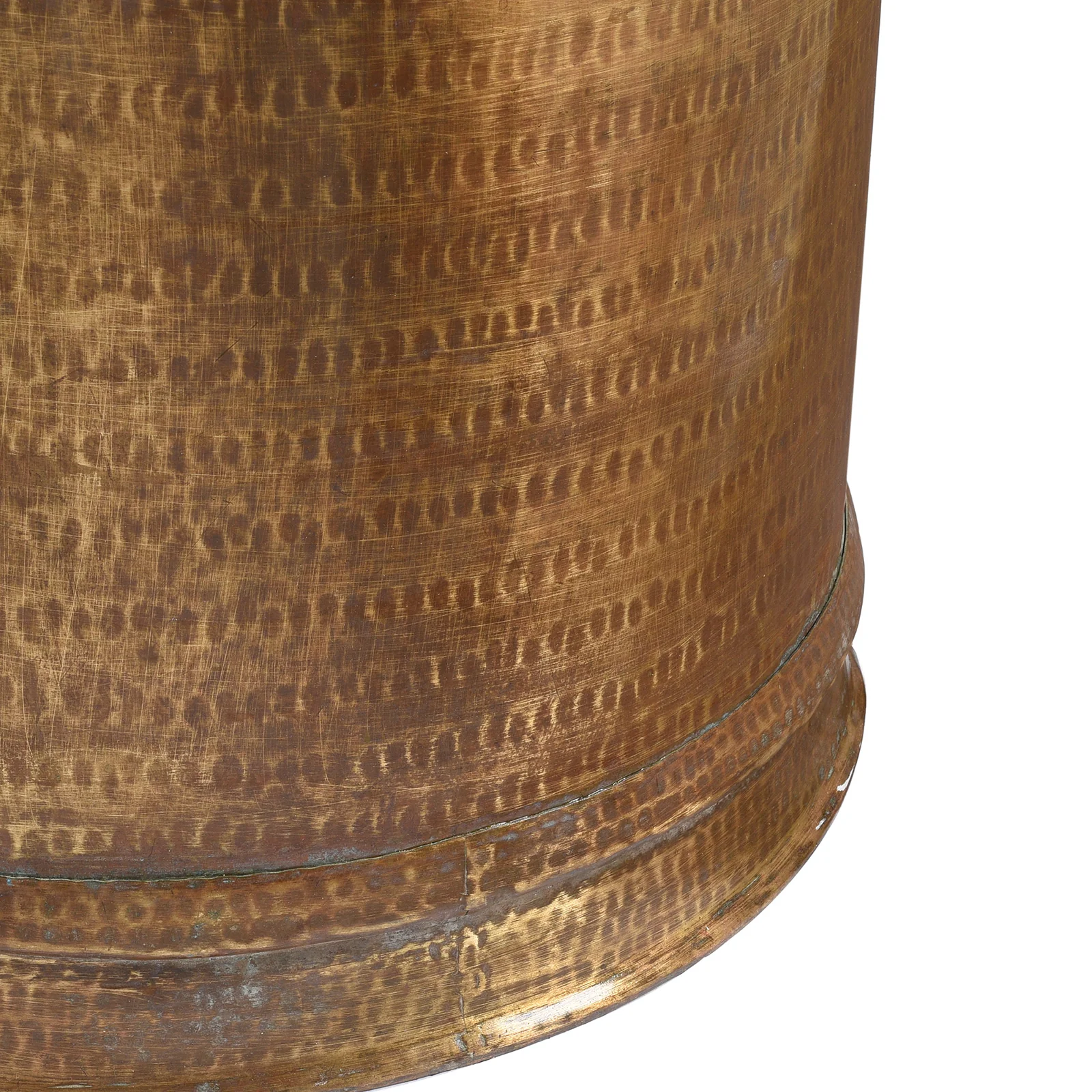 Old Brass Planter From Rajasthan - Ca 1900 - Image 3