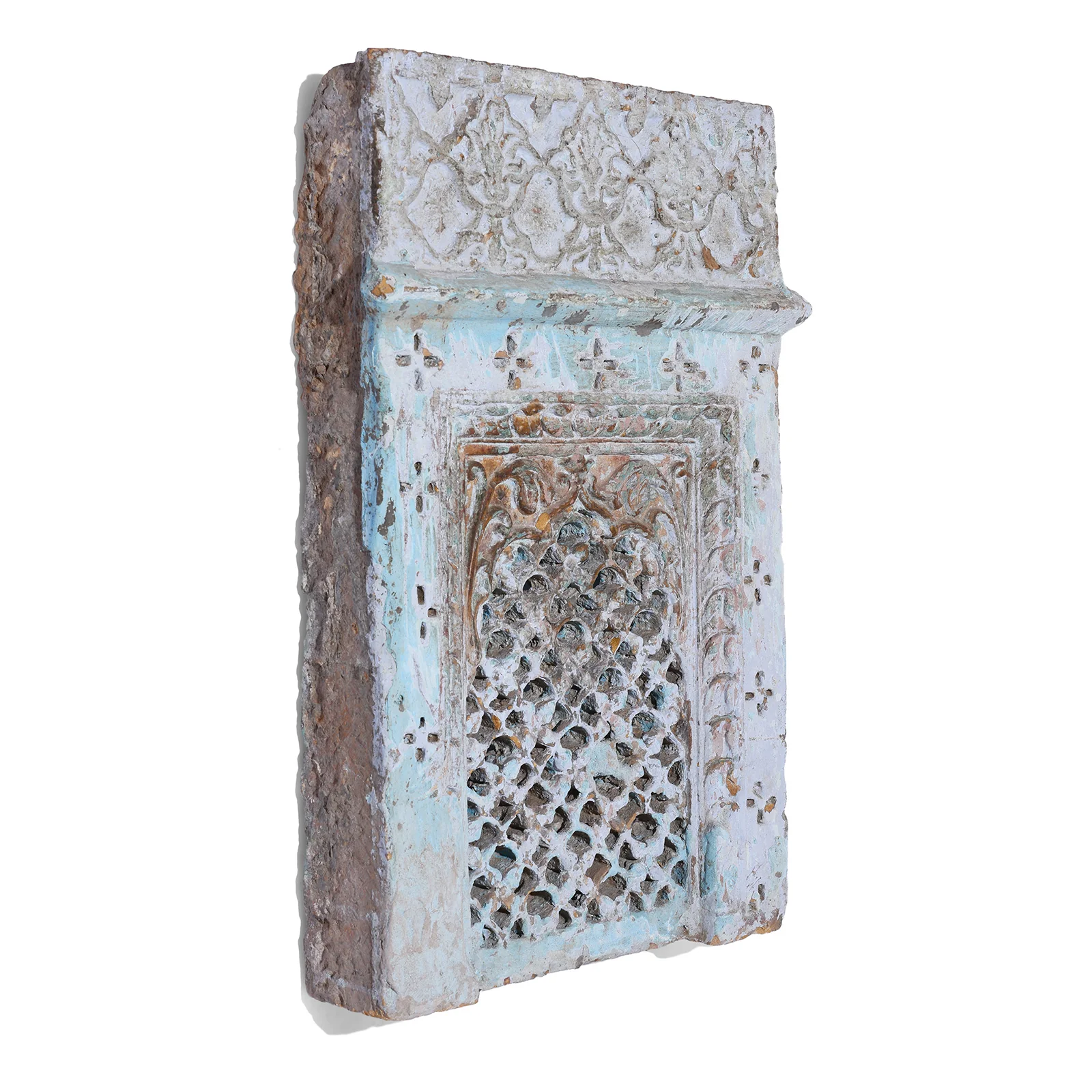 Stone Jali Panel From Jaisalmer - 19th Century (On Stand) - Image 4