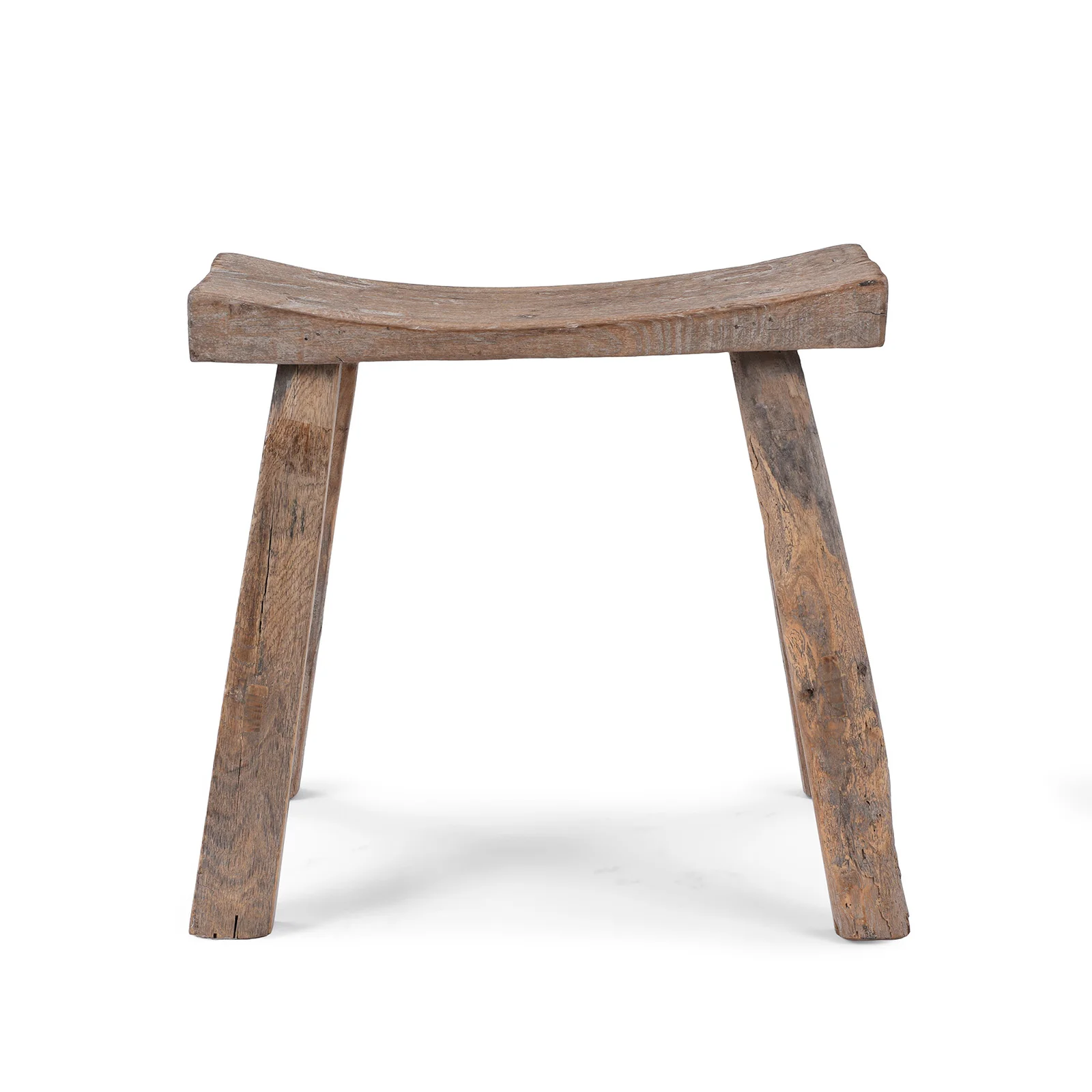 Elm Saddle Stool From Shanxi - 19th Century - Image 3