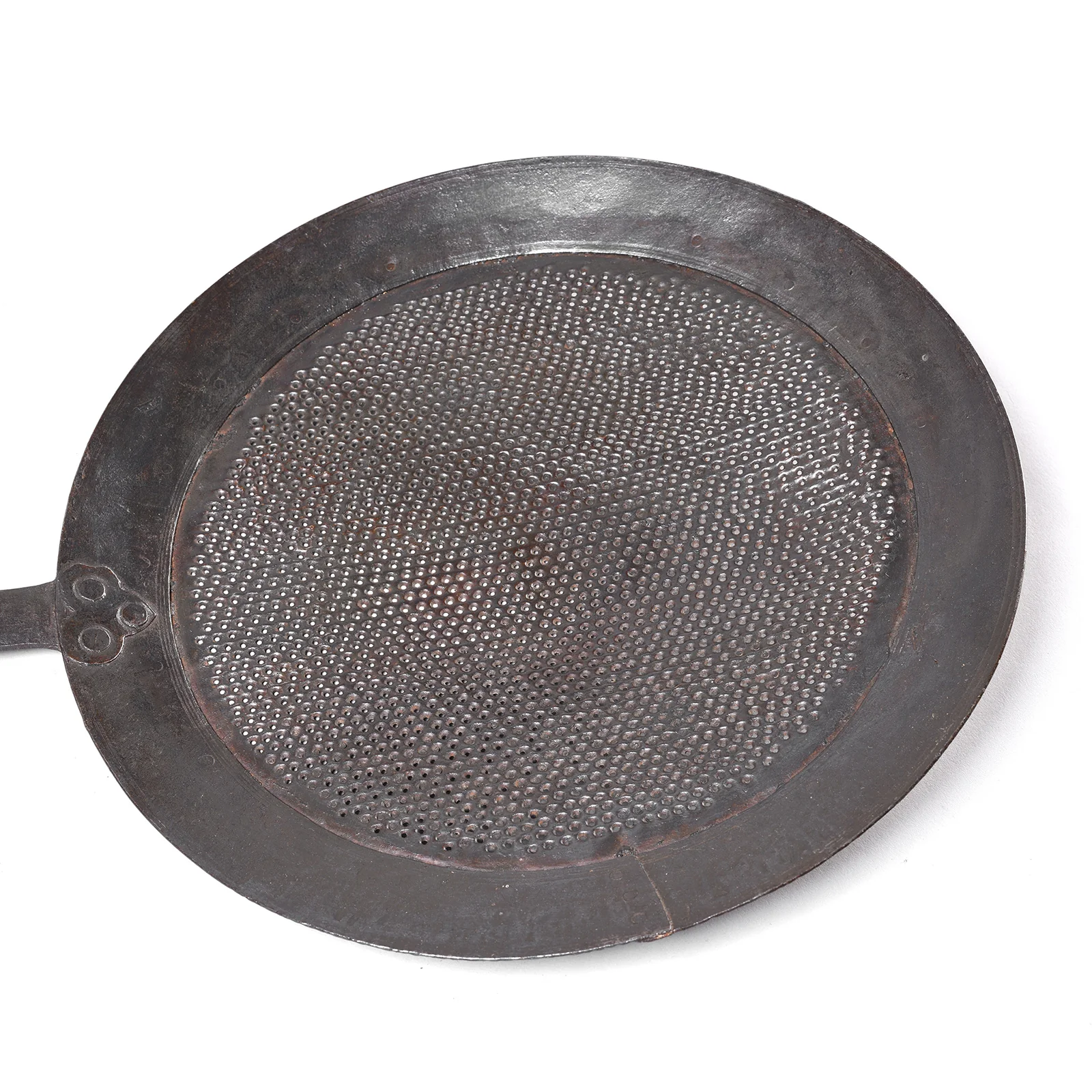 Old Iron Strainer Spoon From Rajasthan - Circa 1920 - Image 2