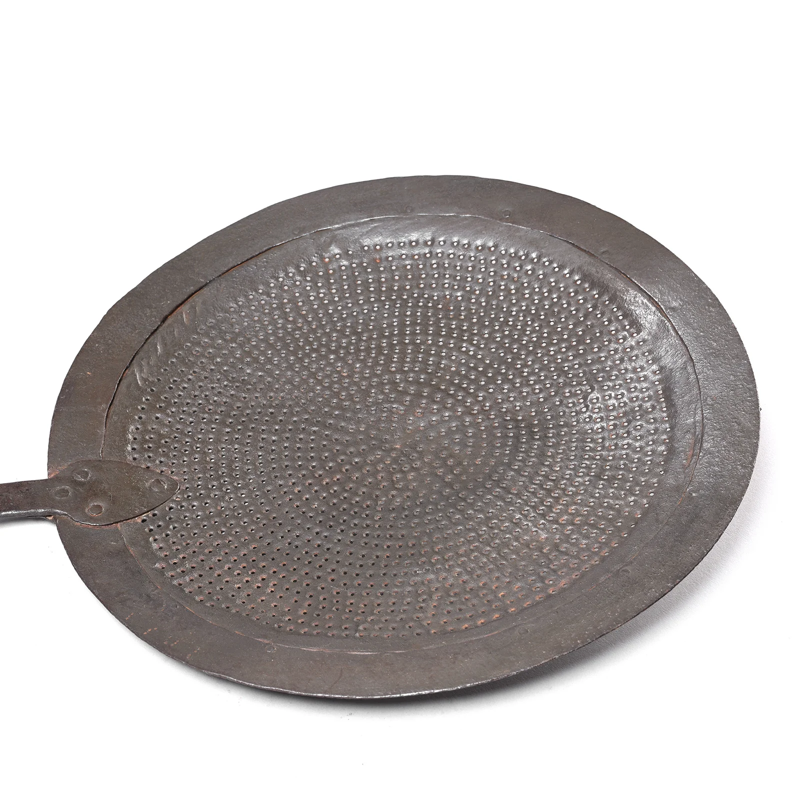 Old Iron Strainer Spoon From Rajasthan - Circa 1920 - Image 2