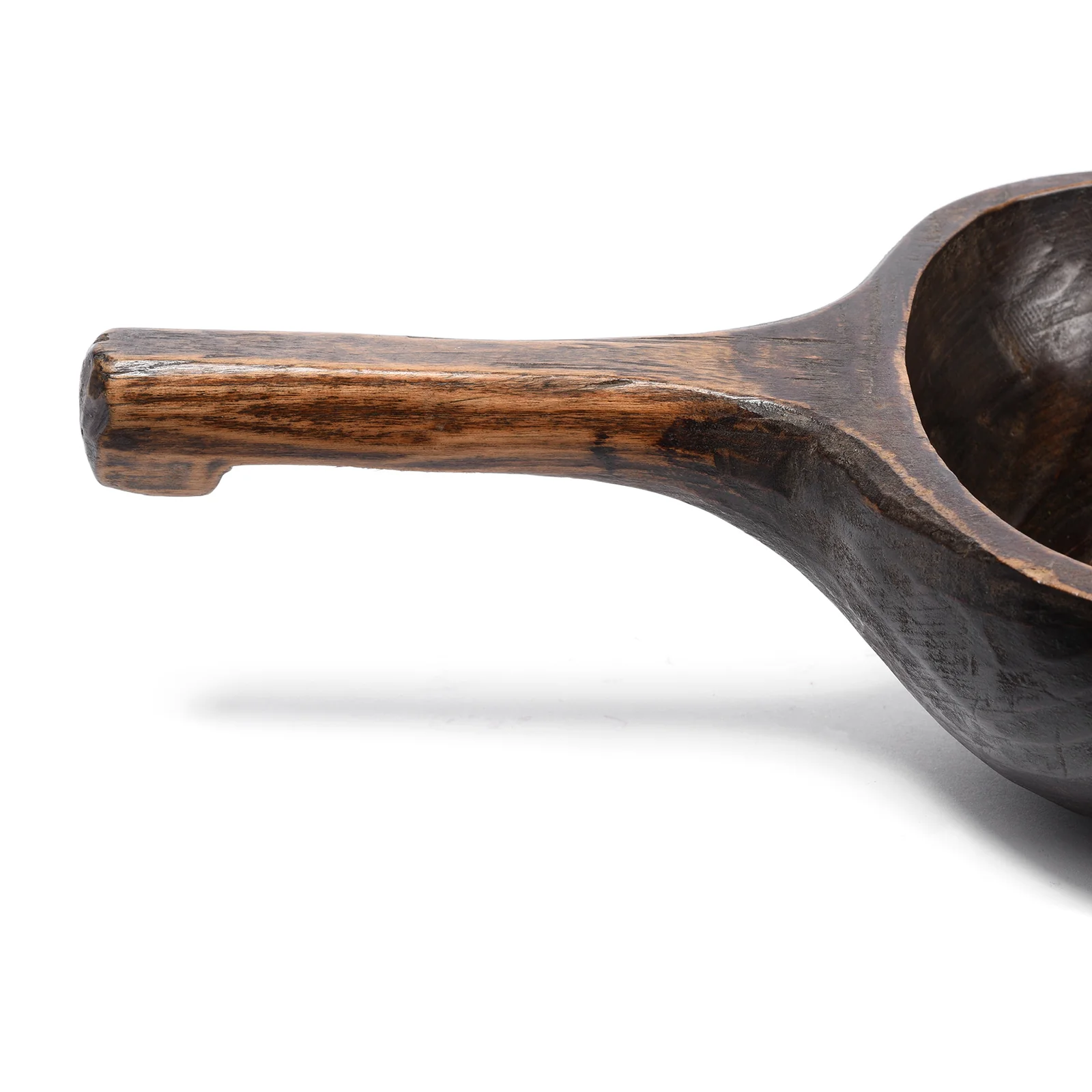 Old Chinese Wooden Grain Scoop - 19th Century - Image 3