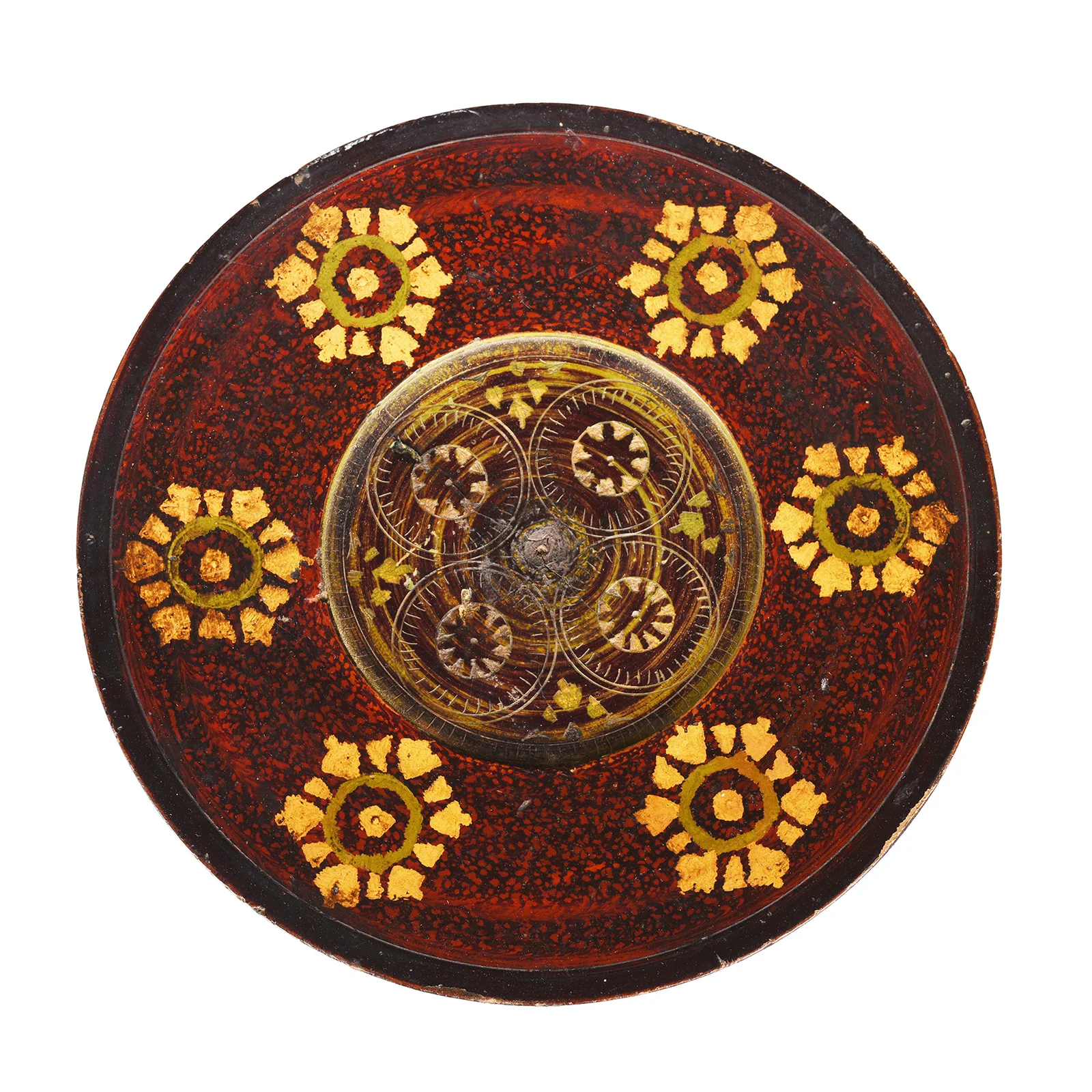 Old Scratchwork Lacquer Stand From Sindh - Ca 1920 - Image 2