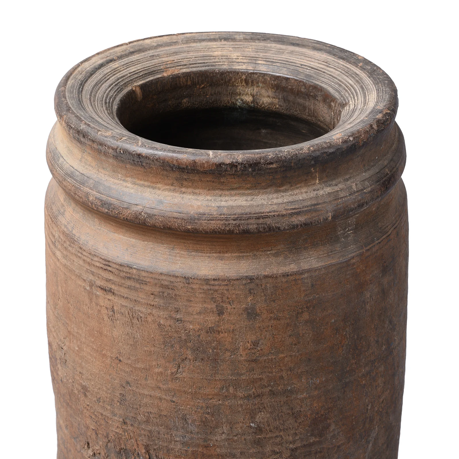 Old Wooden Milk Pot From Himachal Pradesh - Ca 1920 - Image 4