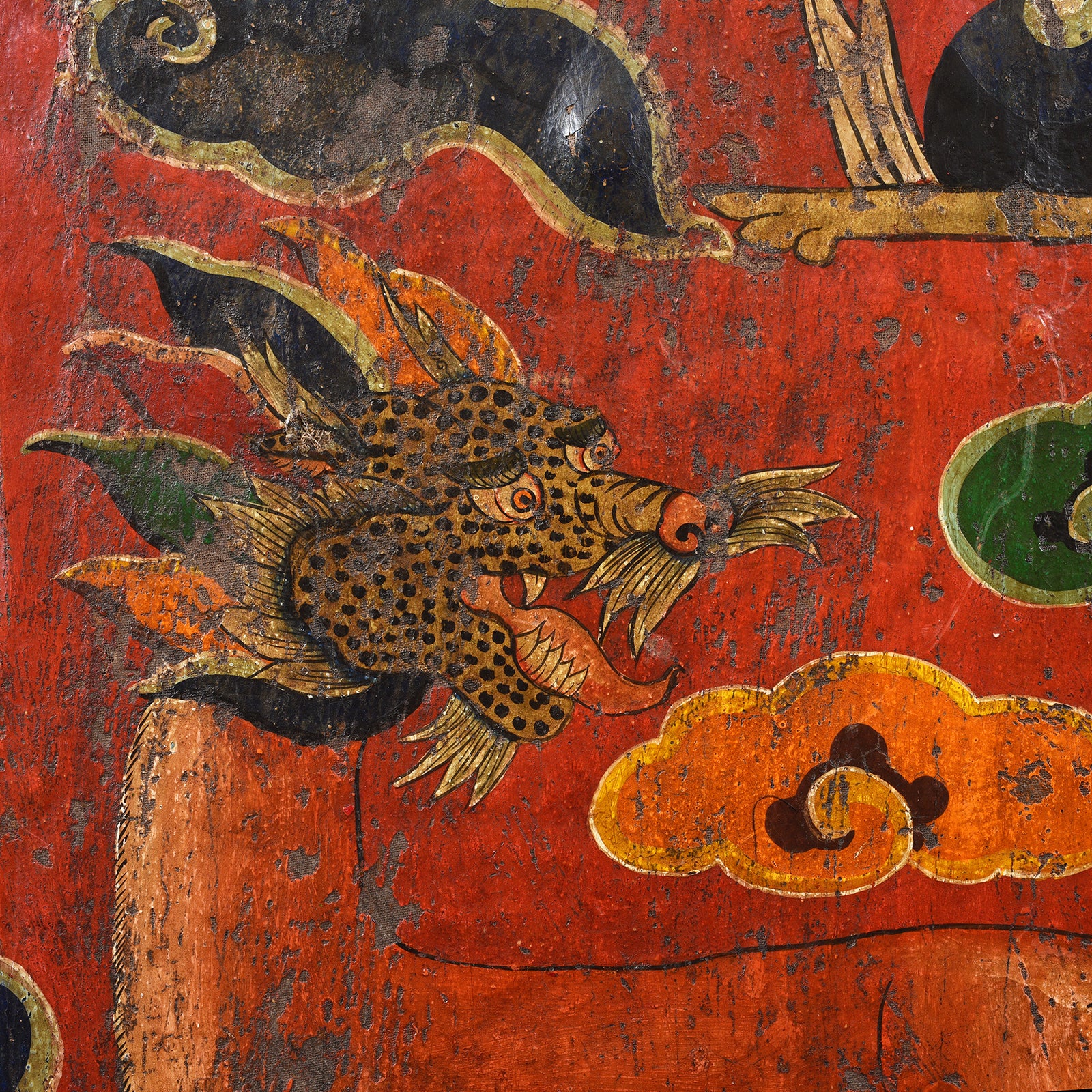 Original Painted Tibetan Door - 19th Century - Image 5