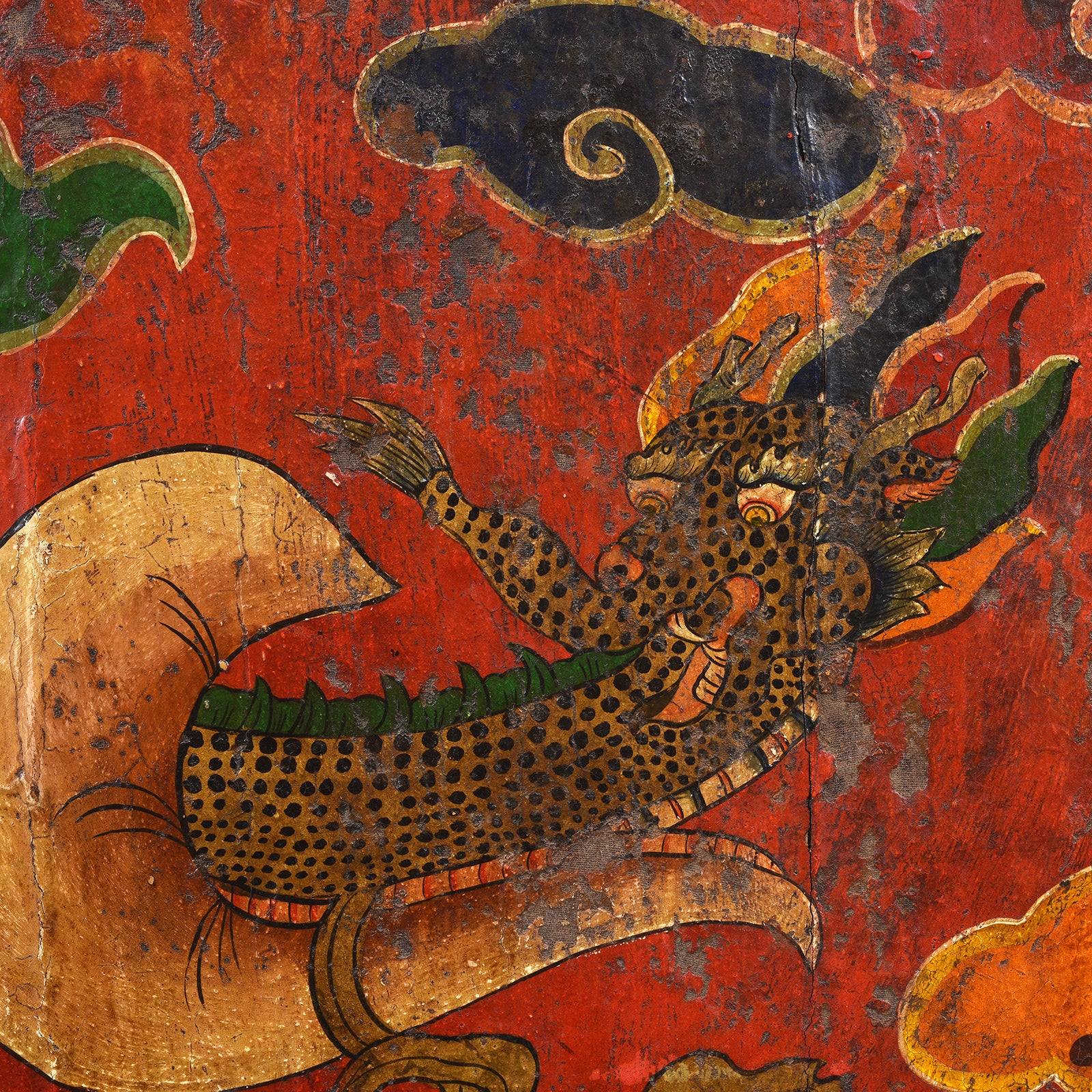 Original Painted Tibetan Door - 19th Century - Image 6