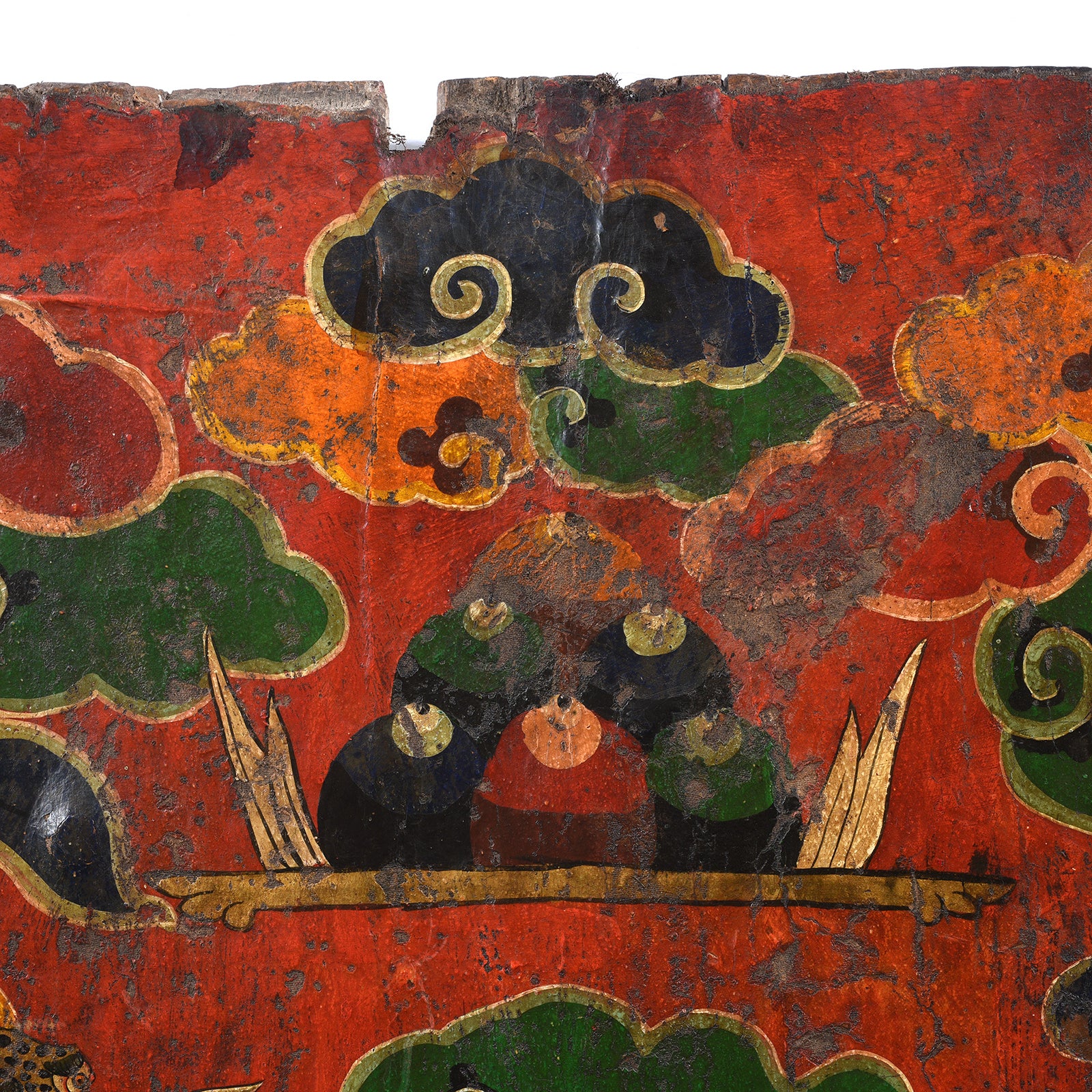 Original Painted Tibetan Door - 19th Century - Image 7