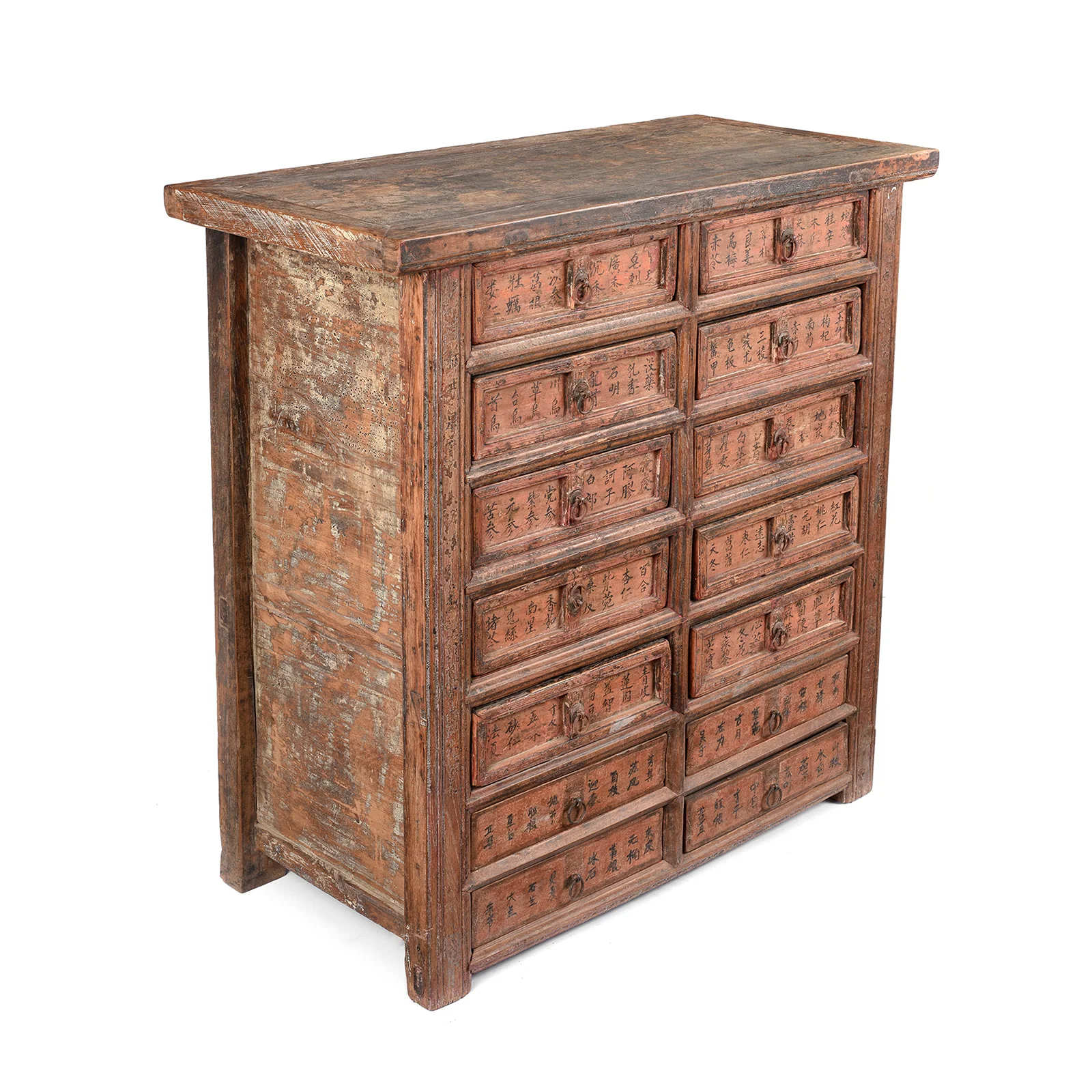 Painted Apothecary Chest From Shanxi Province - 19th Century - Image 4