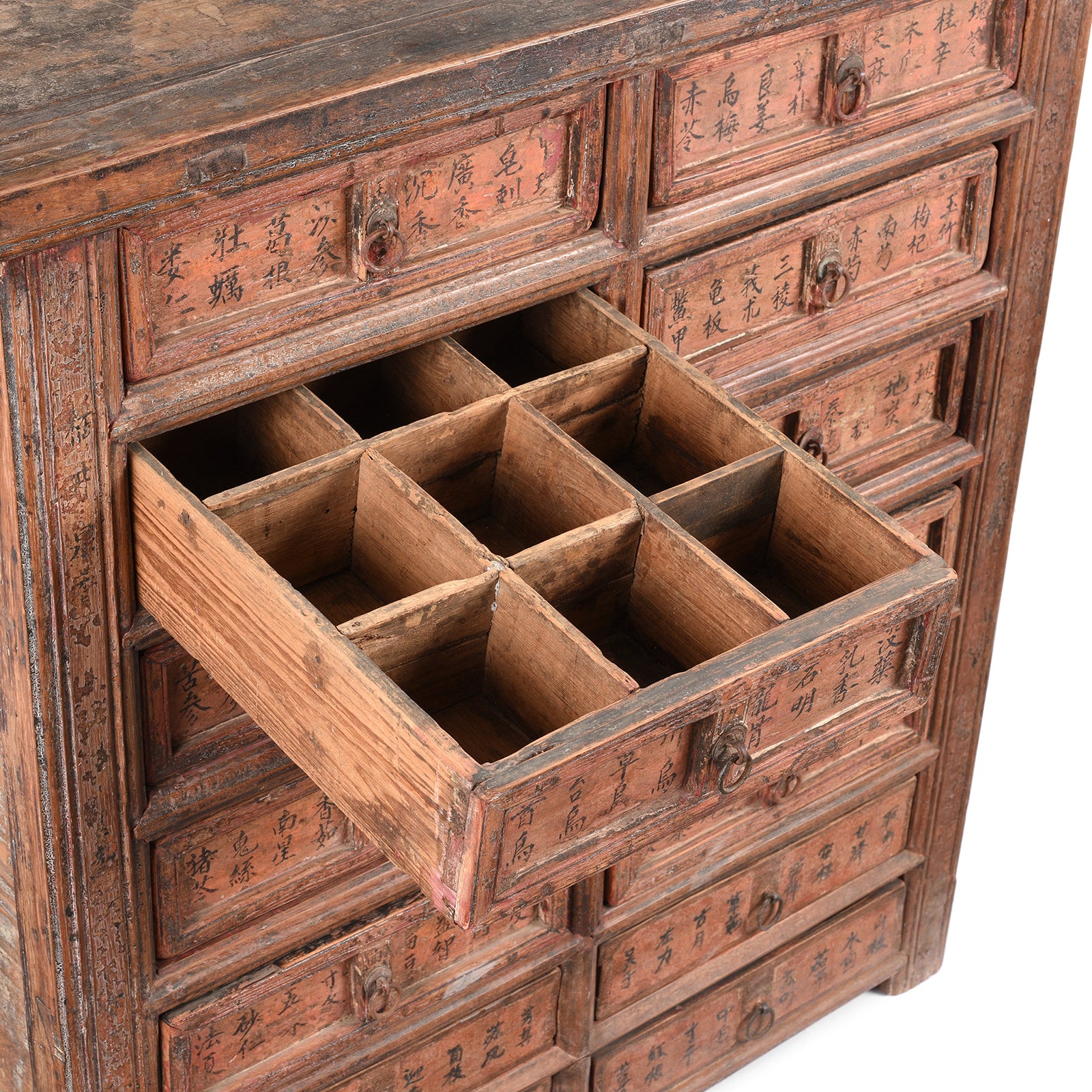 Painted Apothecary Chest From Shanxi Province - 19th Century - Image 5