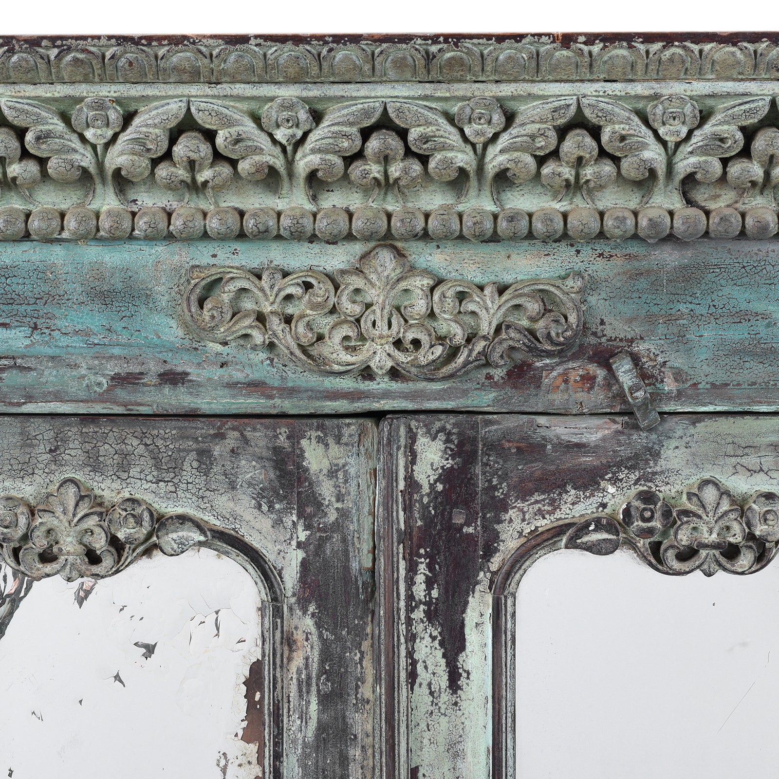 Painted Sunburst Almirah Cabinet - 19th Century - Image 4