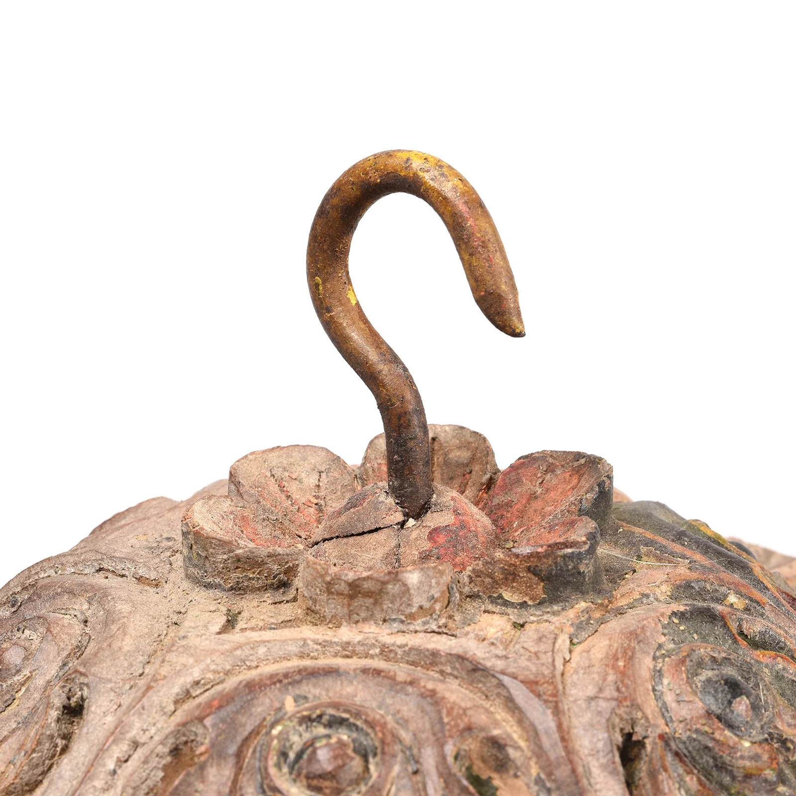 Painted Ceiling Rose From Bikaner - 19th Century - Image 2
