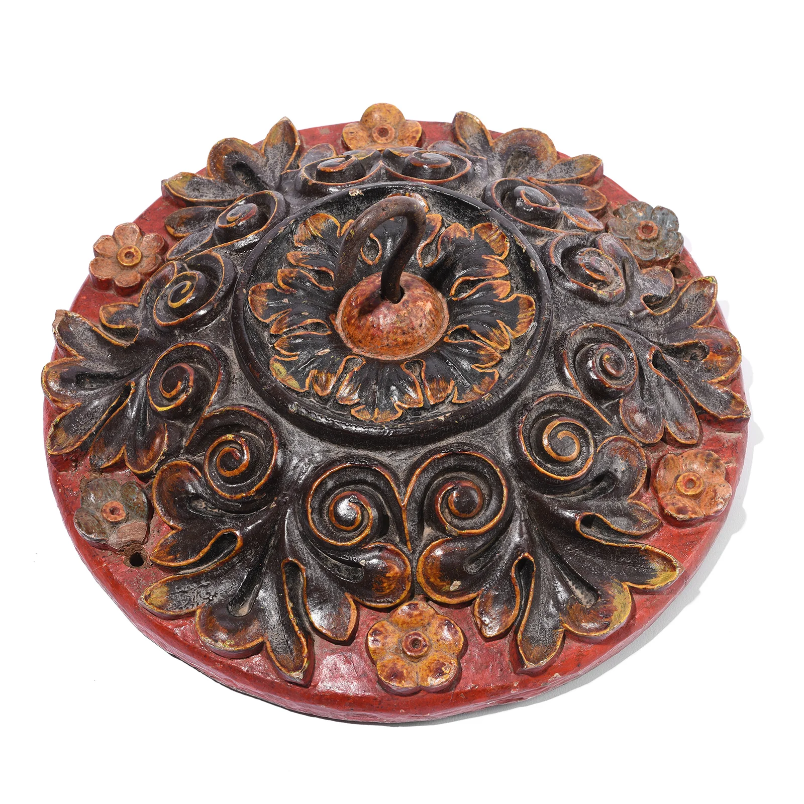 Painted Ceiling Rose From Bikaner - 19th Century - Image 2