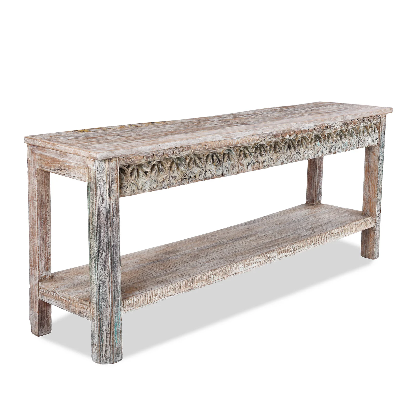 Indian Console Table Made From Reclaimed Teak - Image 3