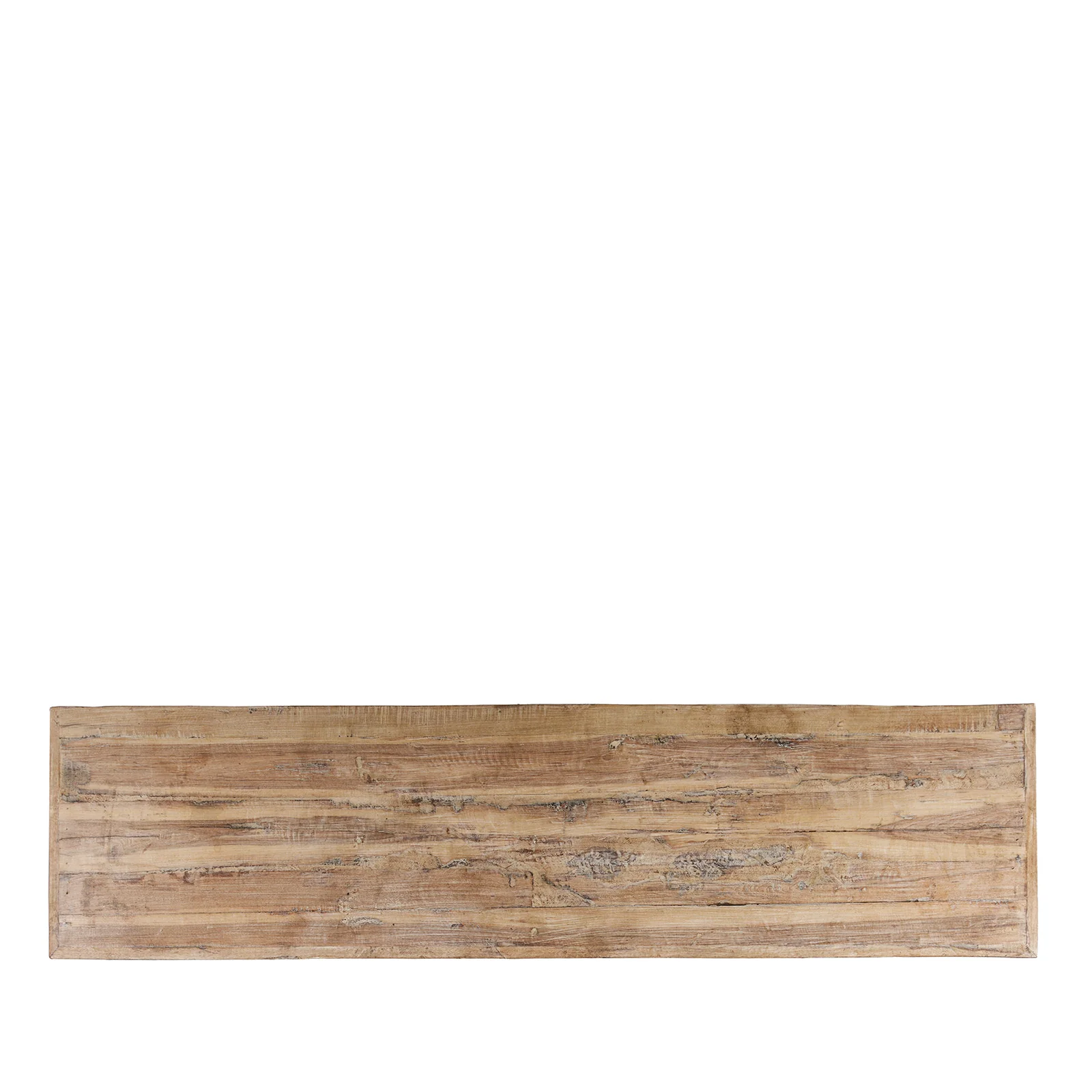 Painted Console Table Made From Reclaimed Teak - Image 7
