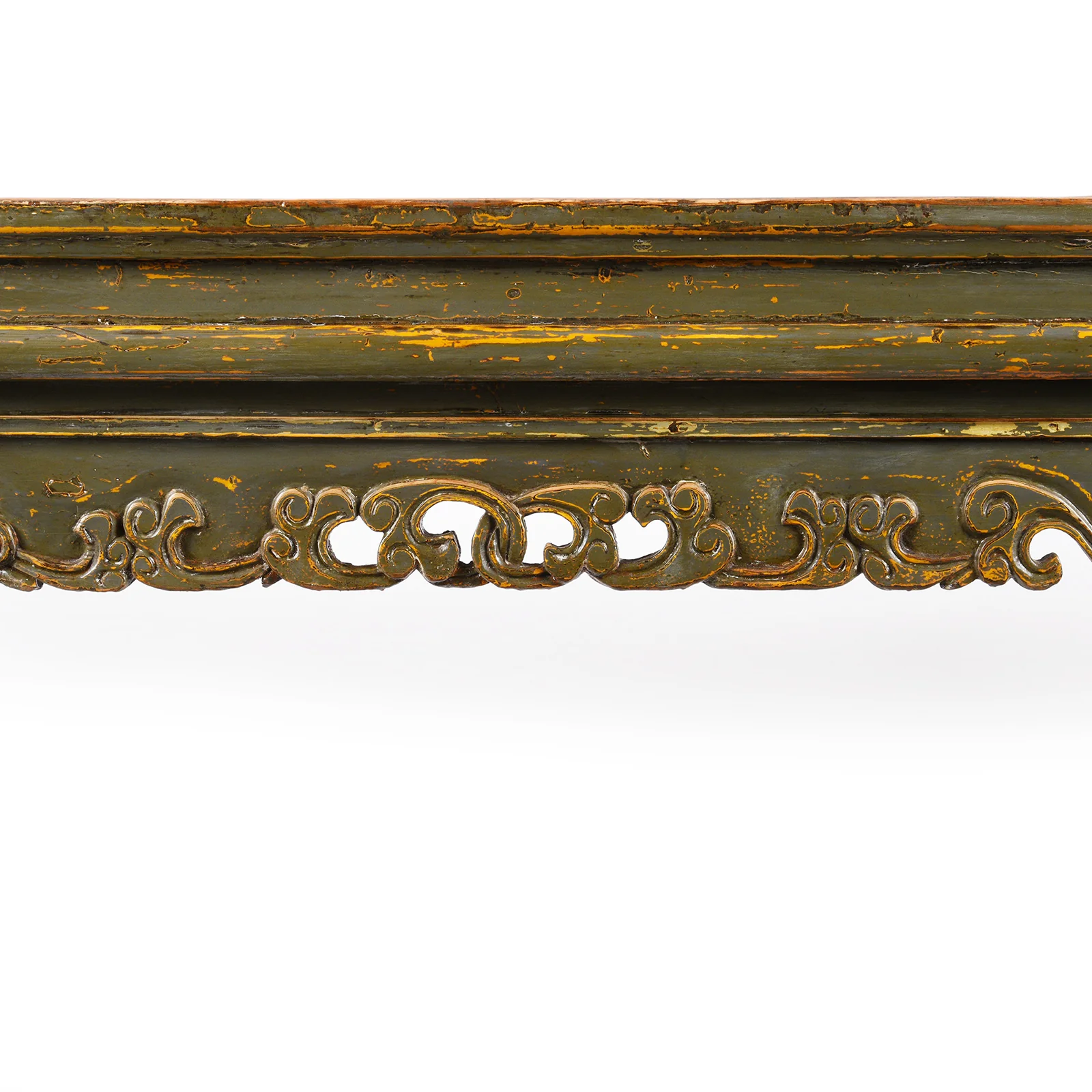 Painted Elm Altar Table From Qinghai -19th Century - Image 6
