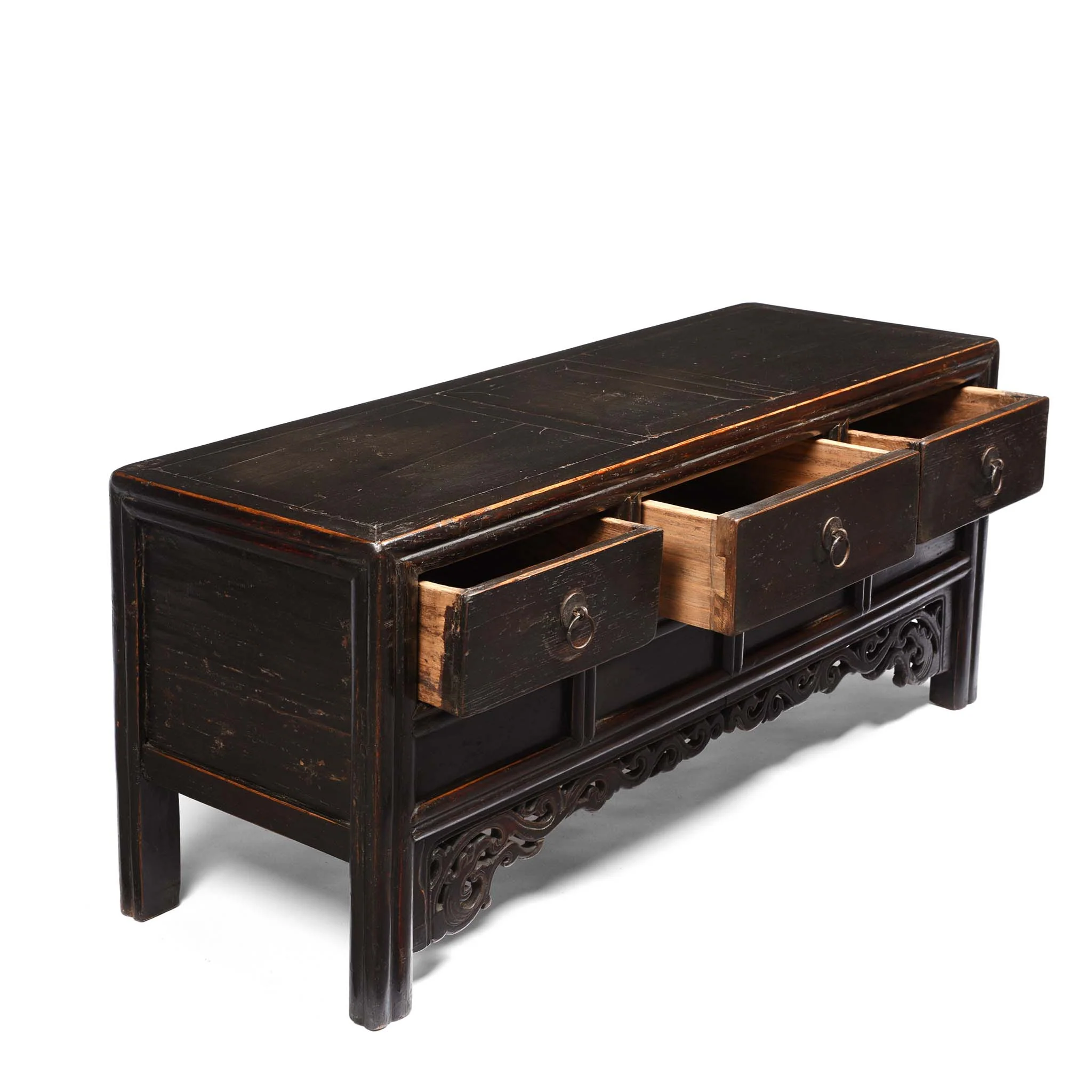 Painted Elm Kang Table From Shanxi - Late 19thC - Image 5