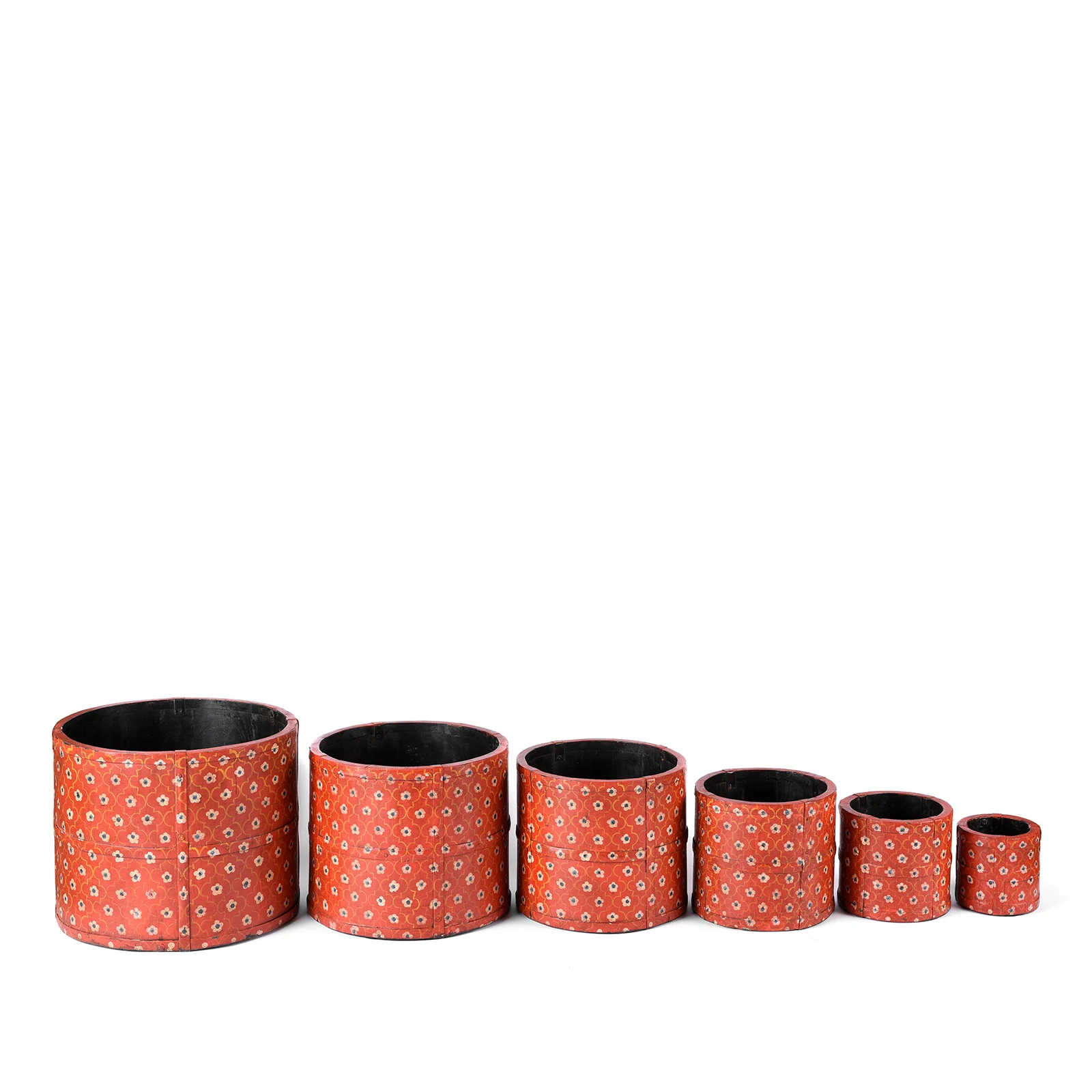Painted Wooden Grain Measure Pencil Pot - Image 11