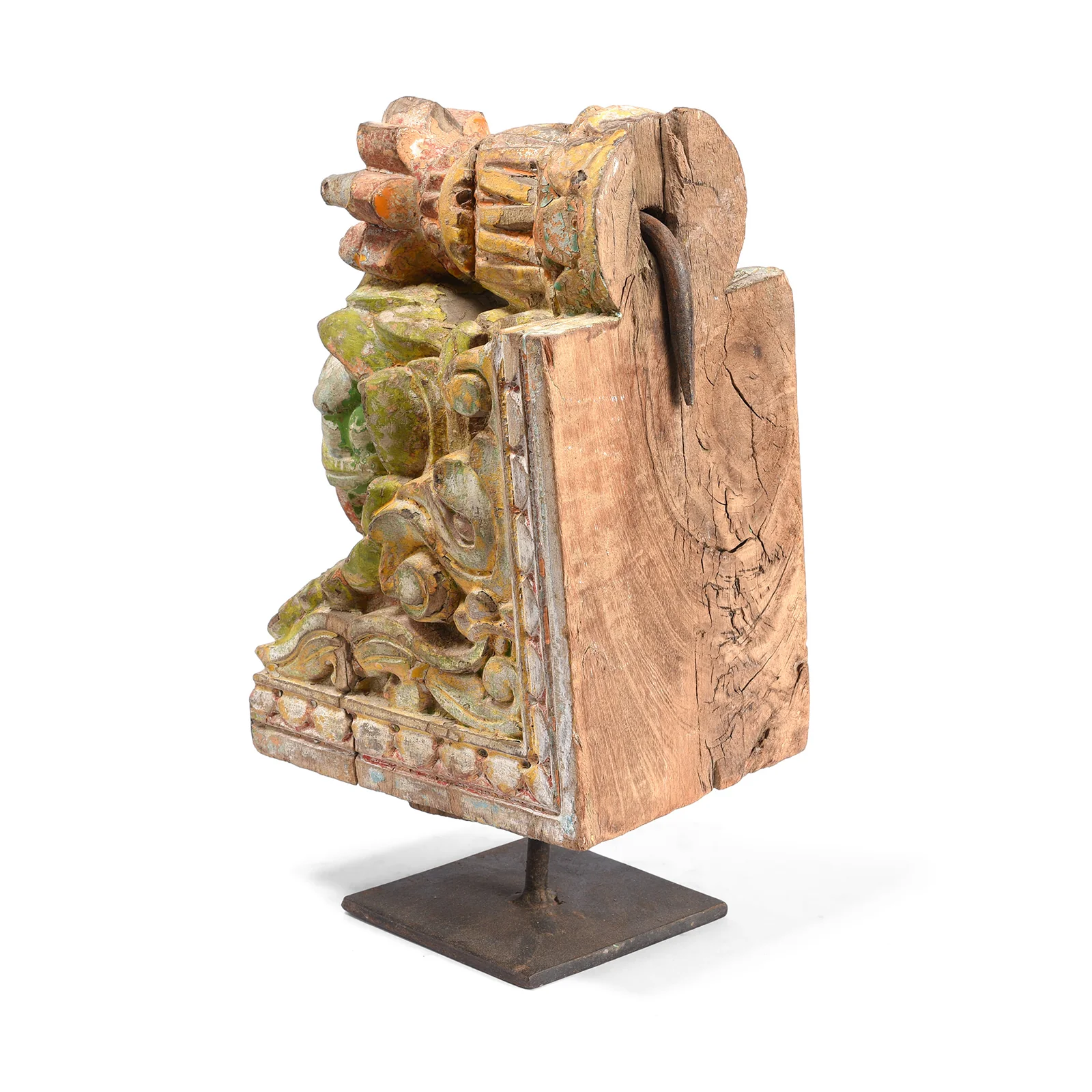 Painted Corbel From Maharashtra - 19th Century - Image 4