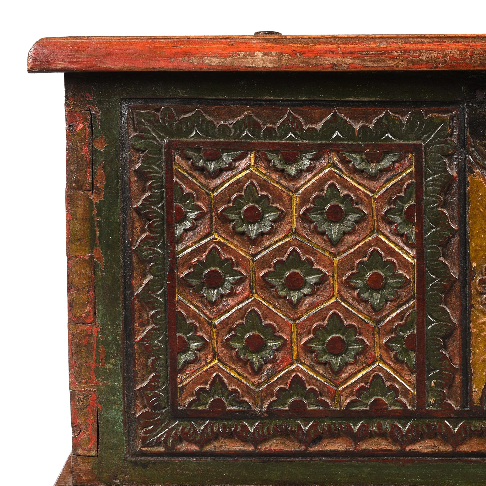 Painted Indonesian Chest - 19th Century - Image 2