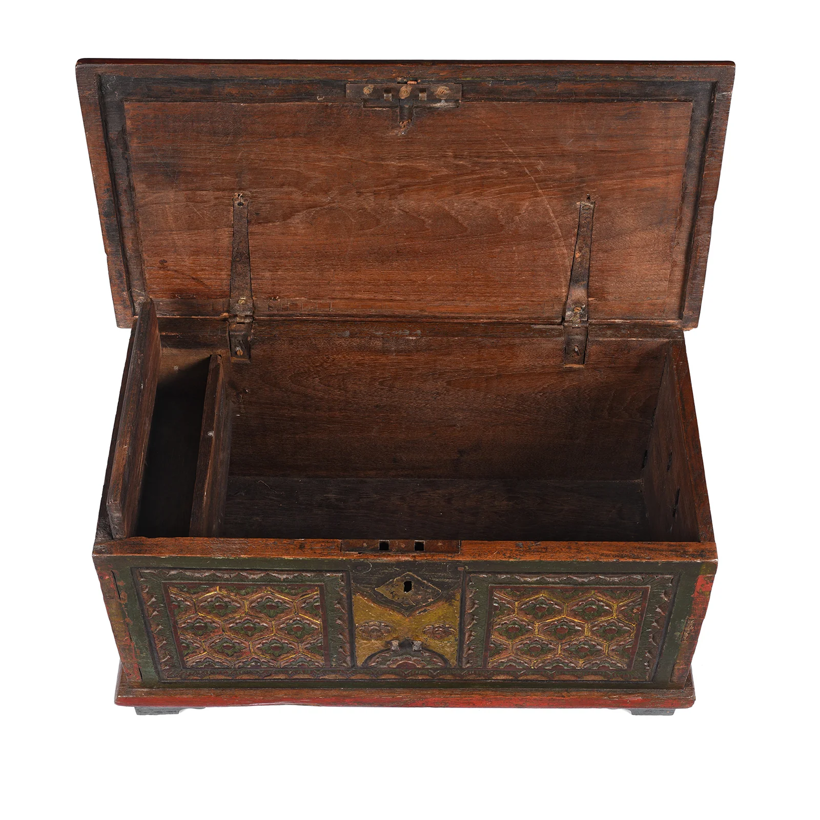 Painted Indonesian Chest - 19th Century - Image 5