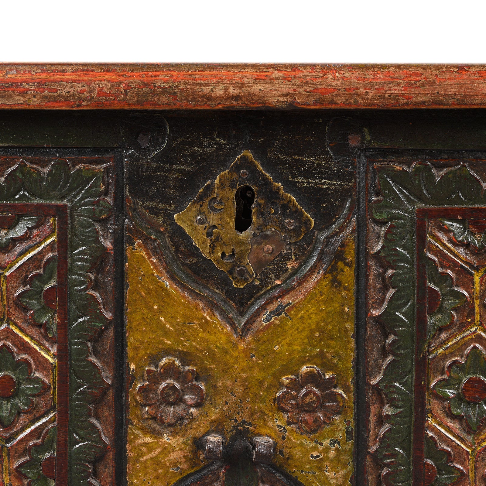 Painted Indonesian Chest - 19th Century - Image 6