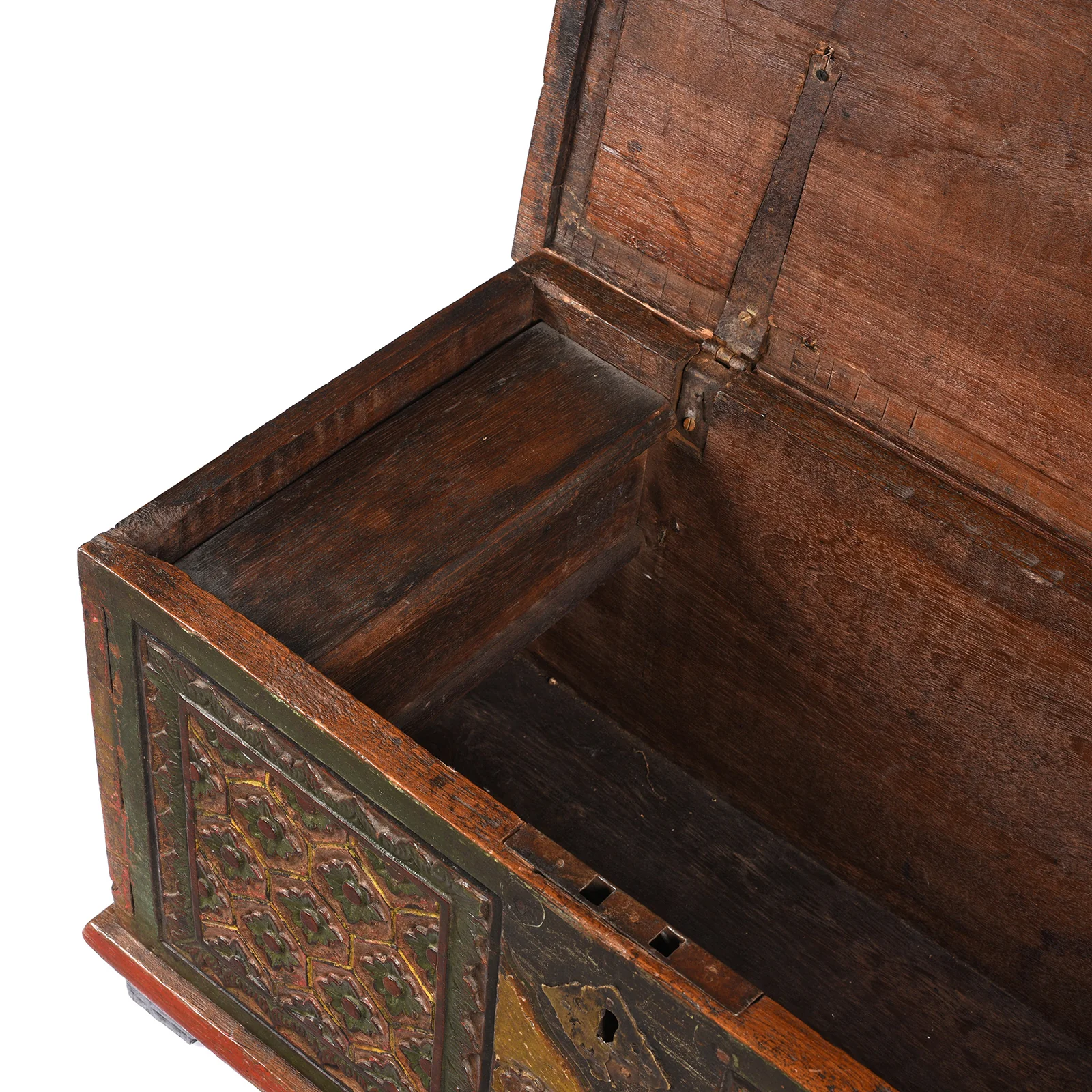 Painted Indonesian Chest - 19th Century - Image 7