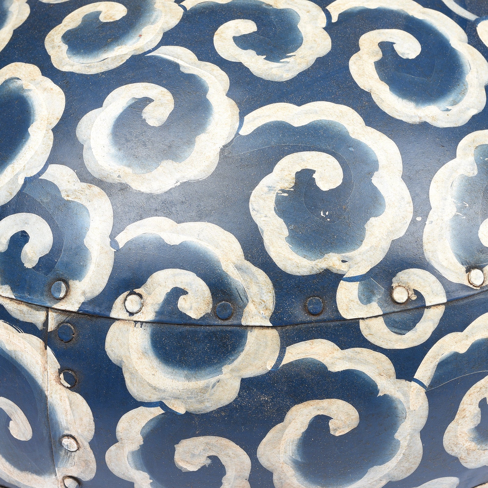 Painted Indian Matka Table Lamp - Image 8