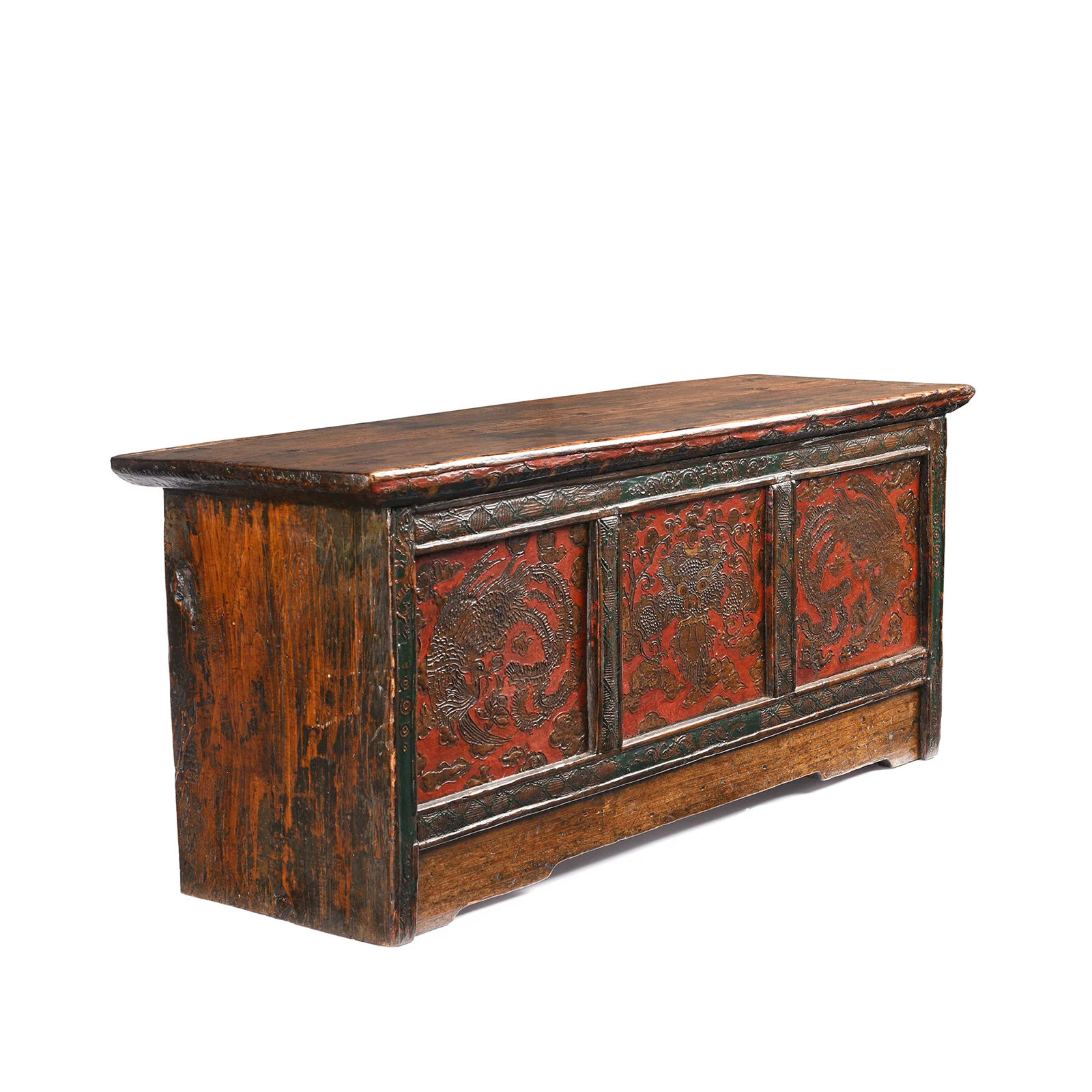 Painted Choksar Prayer Table from Tibet - 19th Century - Image 3