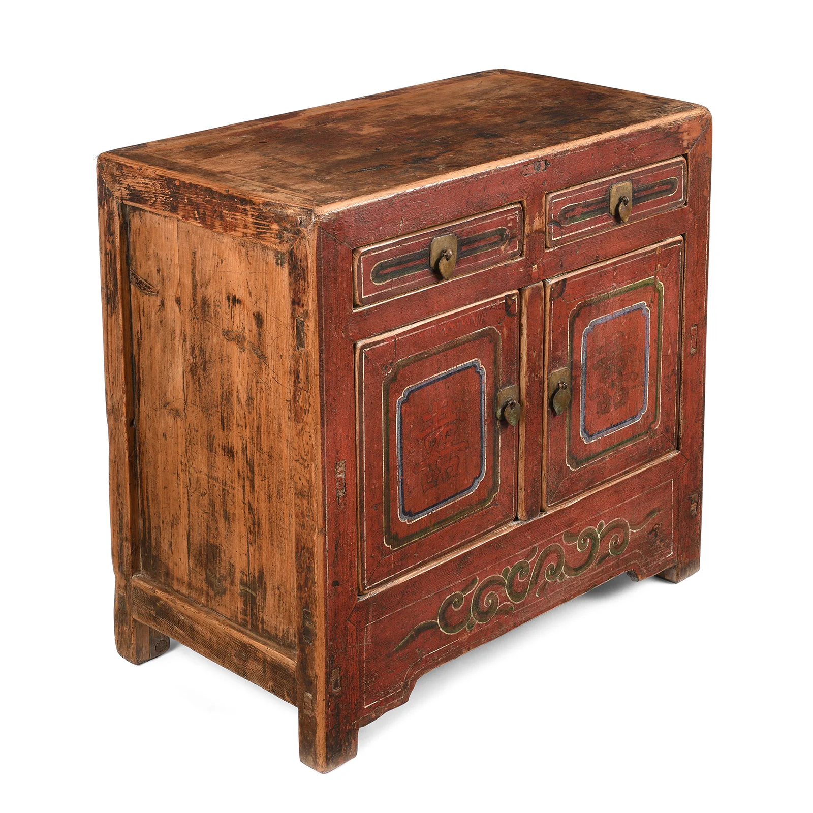 Painted Mongolian Cabinet - 19th Century - Image 4
