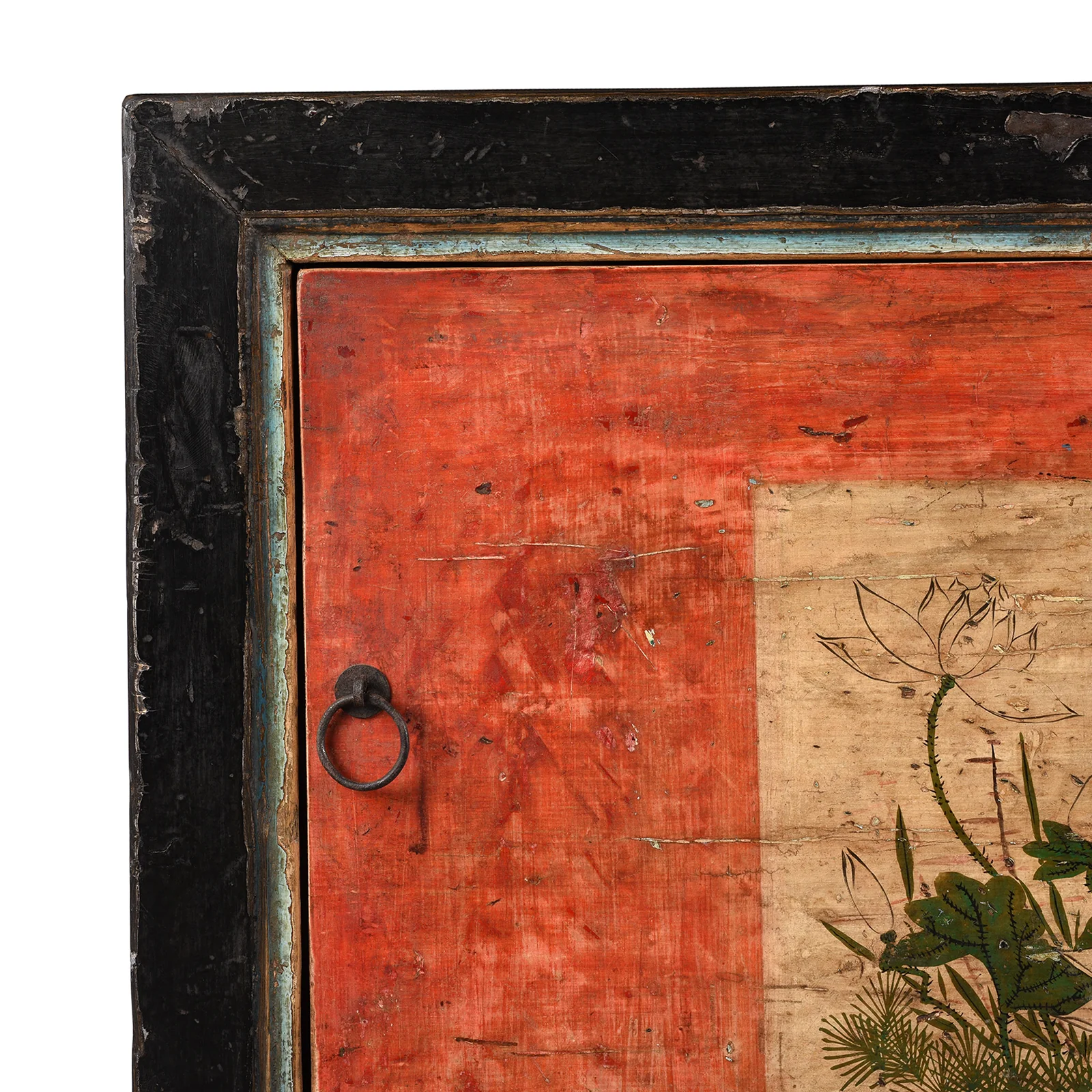 Painted Gansu Side Cabinet - Late 19th Century - Image 3
