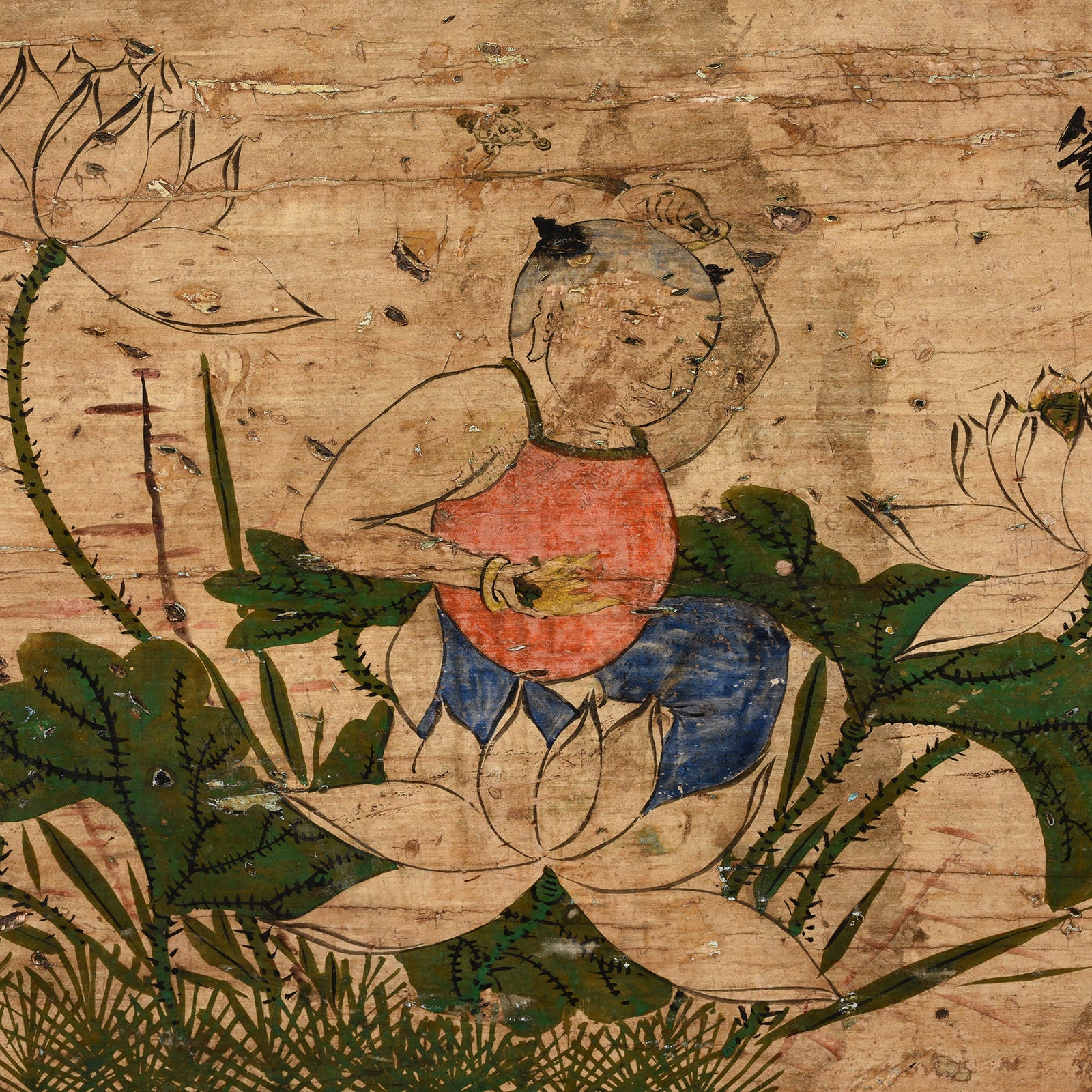 Painted Gansu Side Cabinet - Late 19th Century - Image 7