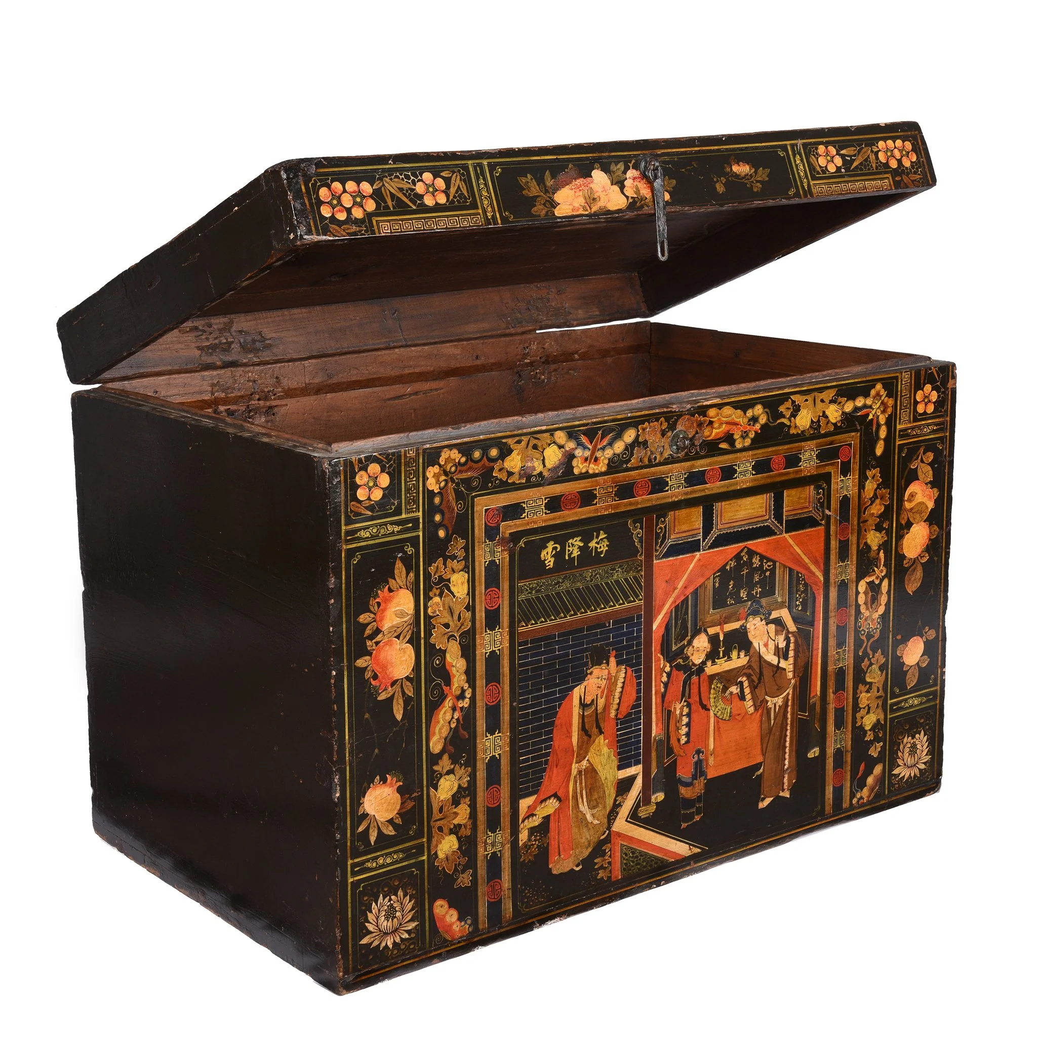 Painted Opera Chest from Shanxi - 19thC - Image 3