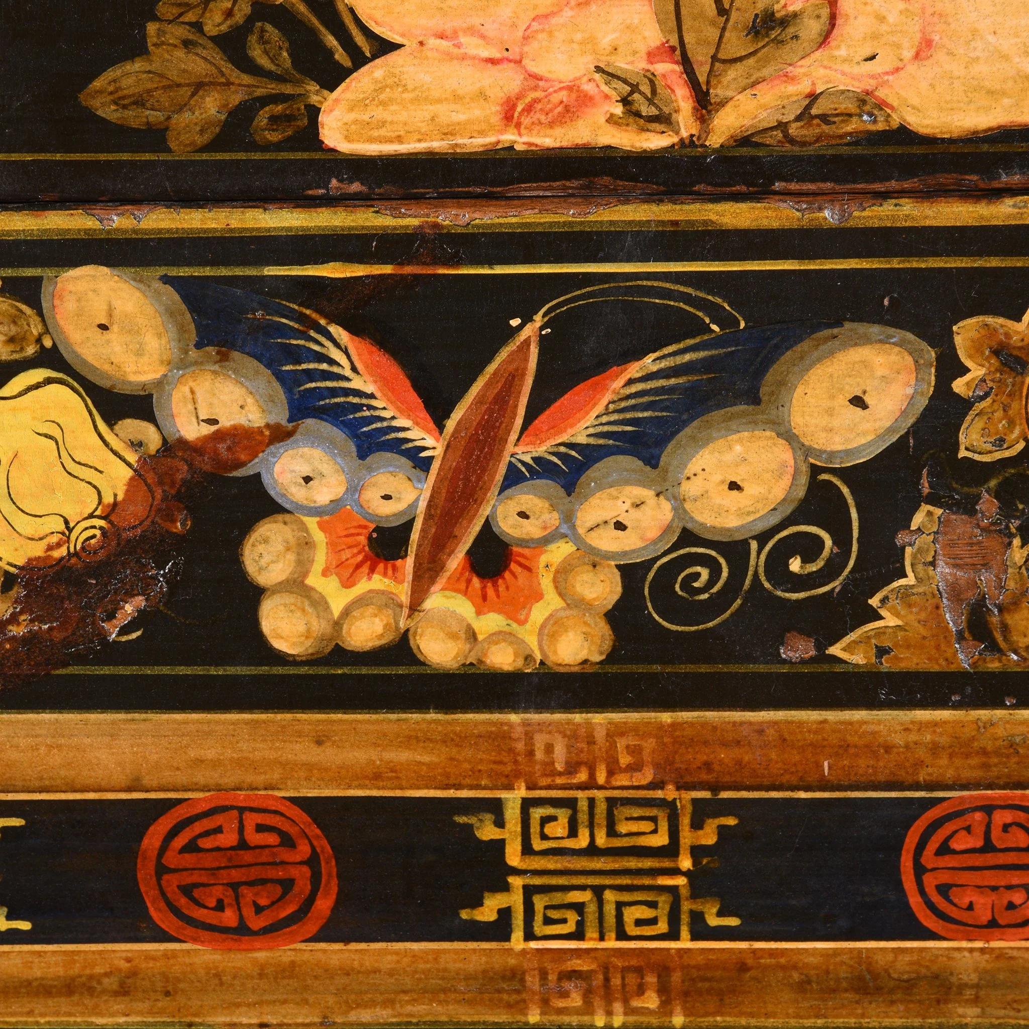Painted Opera Chest from Shanxi - 19thC - Image 5