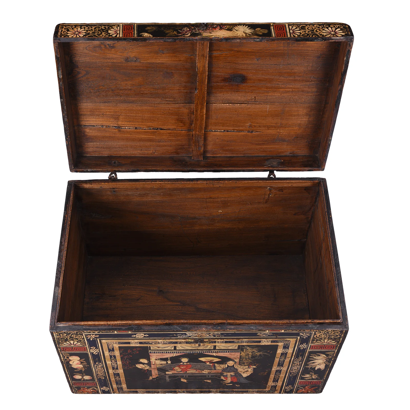 Painted Opera Chest From Shanxi - 19th Century - Image 4