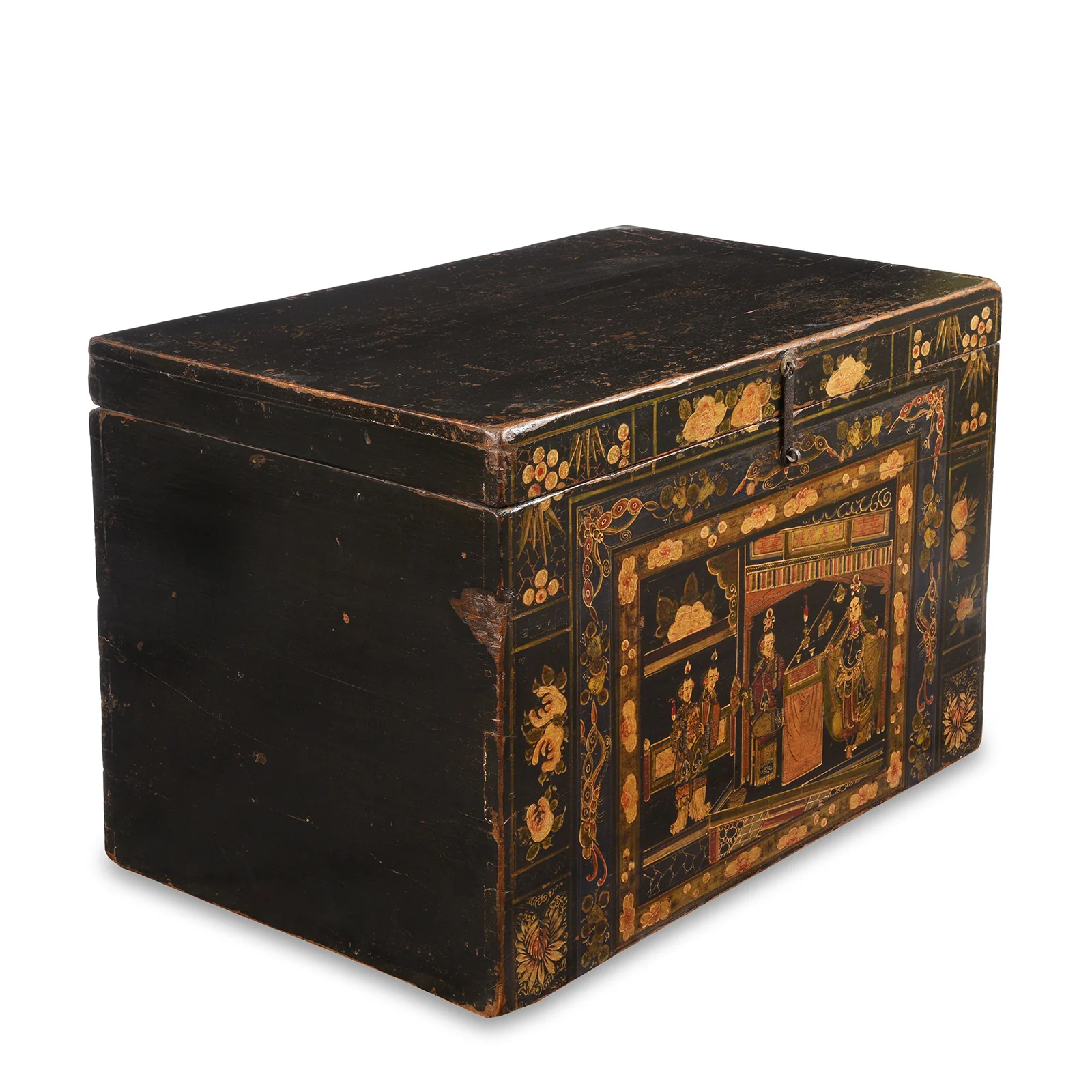 Painted Opera Chest From Shanxi Province - 19th Century - Image 5